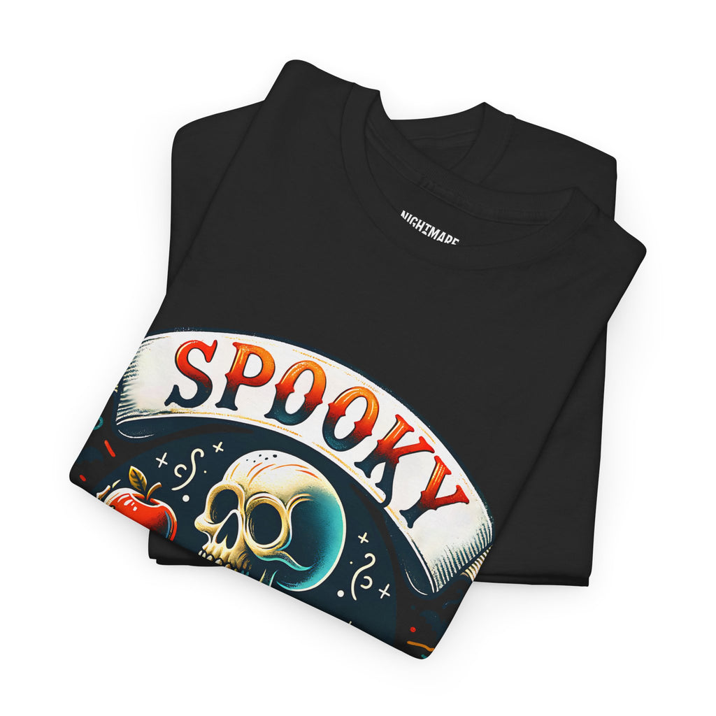 Spooky Teacher Tee, Halloween Shirt, Unisex Cotton T-Shirt, Funny Teacher Gift, Skeleton Design, Fall Apparel