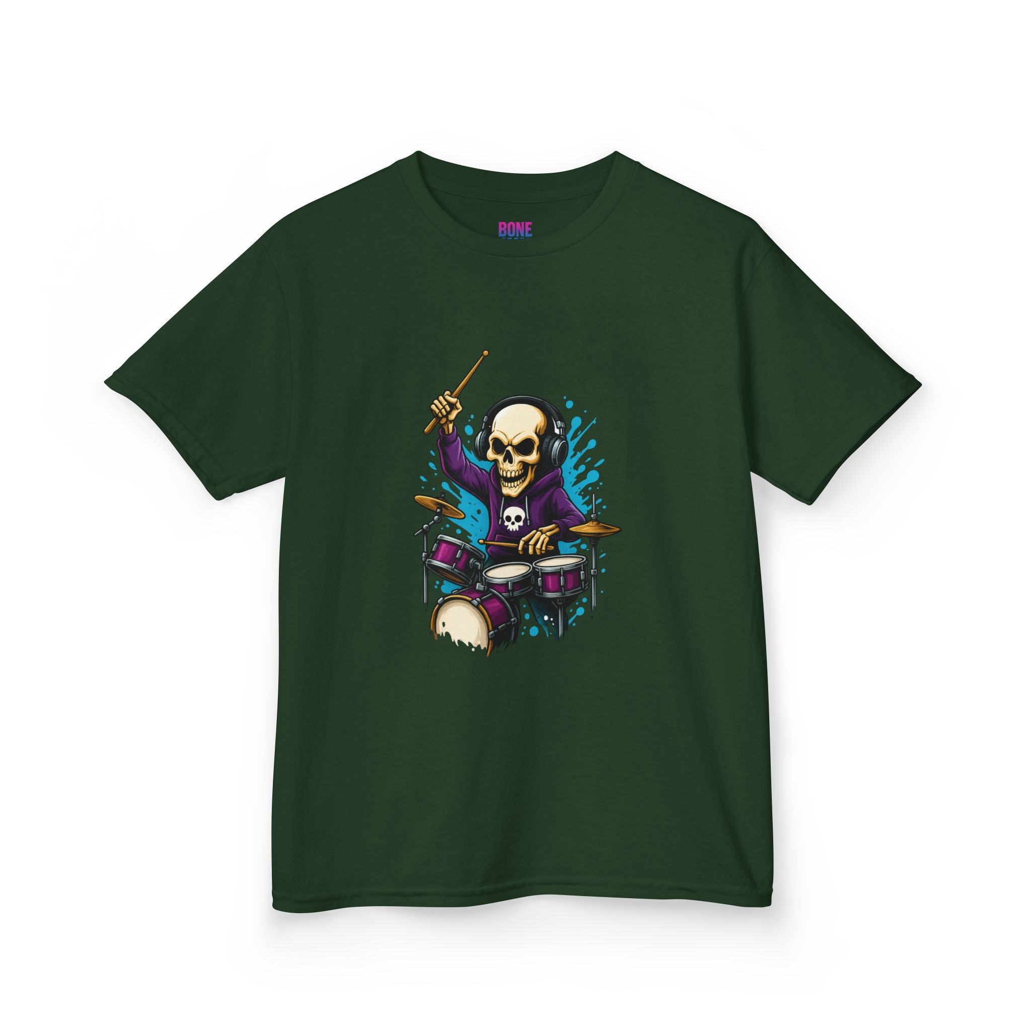 Bone Jams MC Bonez Kids Tee, Drumming Up The Dead