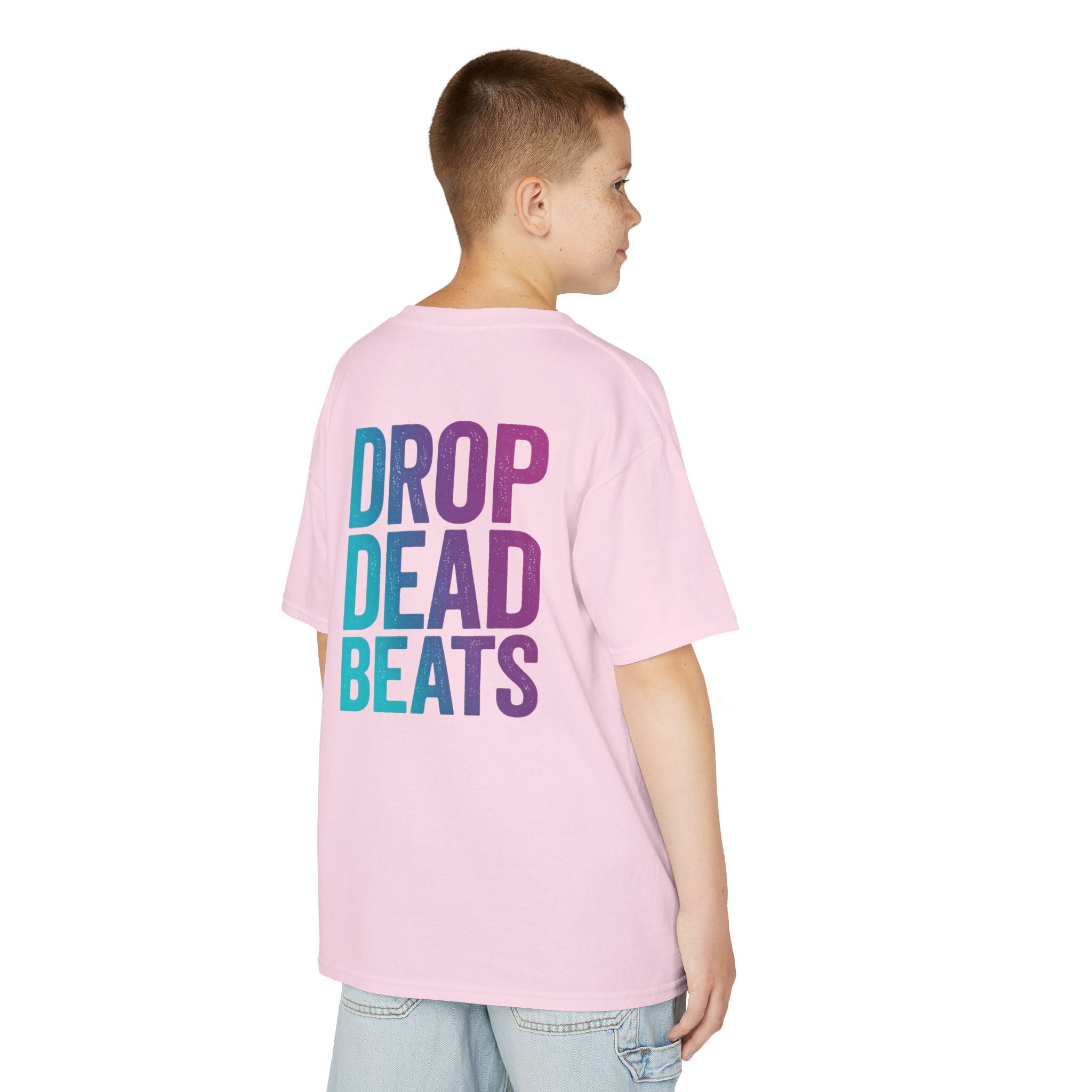 Bone Jams MC Bonez Kids Tee | Drummer Edition | Halloween Costume, Birthday Gift & Drop Dead Beats Apparel