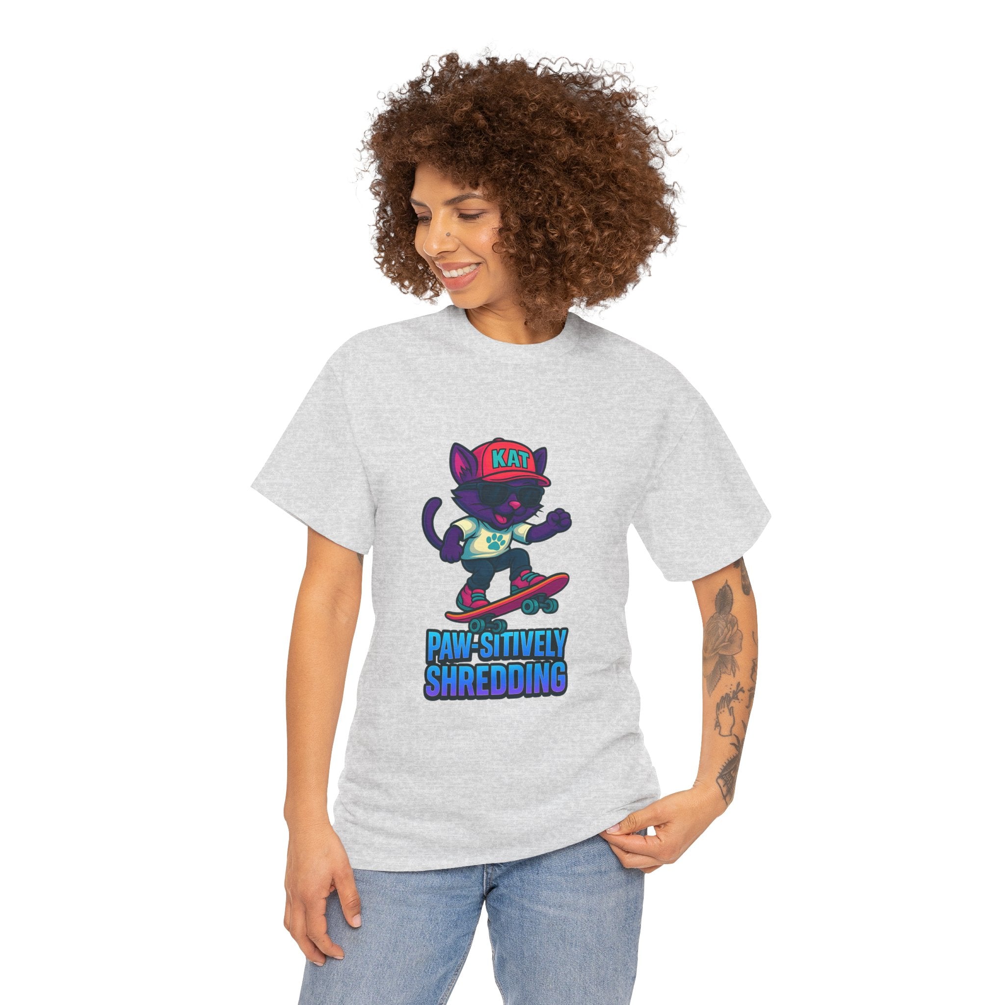 DJ KAT PAWS Paw-sitively Shredding Tee