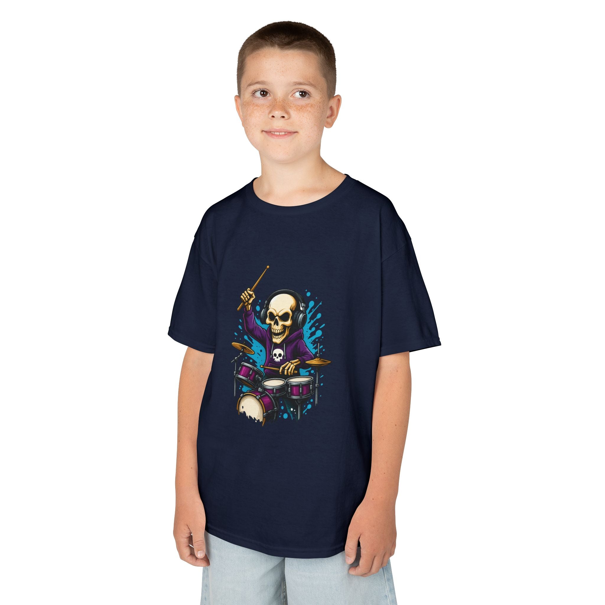 Bone Jams MC Bonez Kids Tee, Drumming Up The Dead