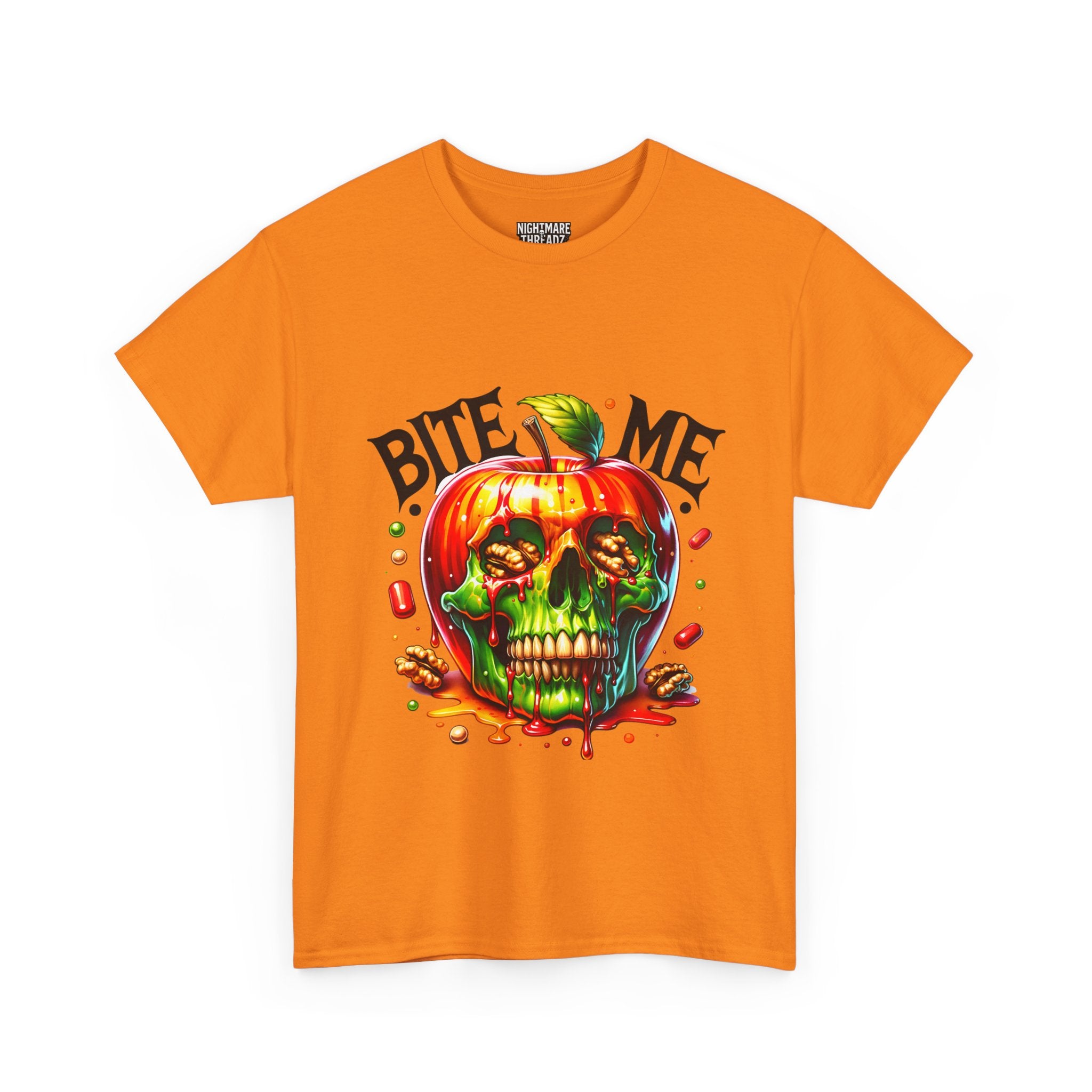 Bite Me Skull T-Shirt, Fun Graphic Tee, Halloween Costume Top, Trendy Casual Wear, Unique Gift Idea for Friends