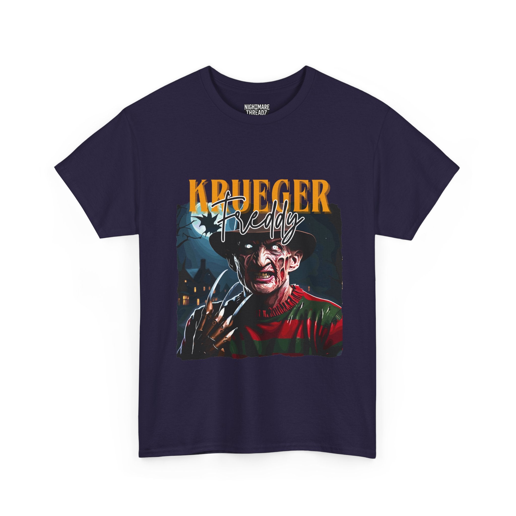 Freddy Krueger, Horror Graphic Tee, Unisex Cotton Shirt, Halloween Costume, Horror Movie Gift, Spooky T-Shirt, Horror Fan Apparel