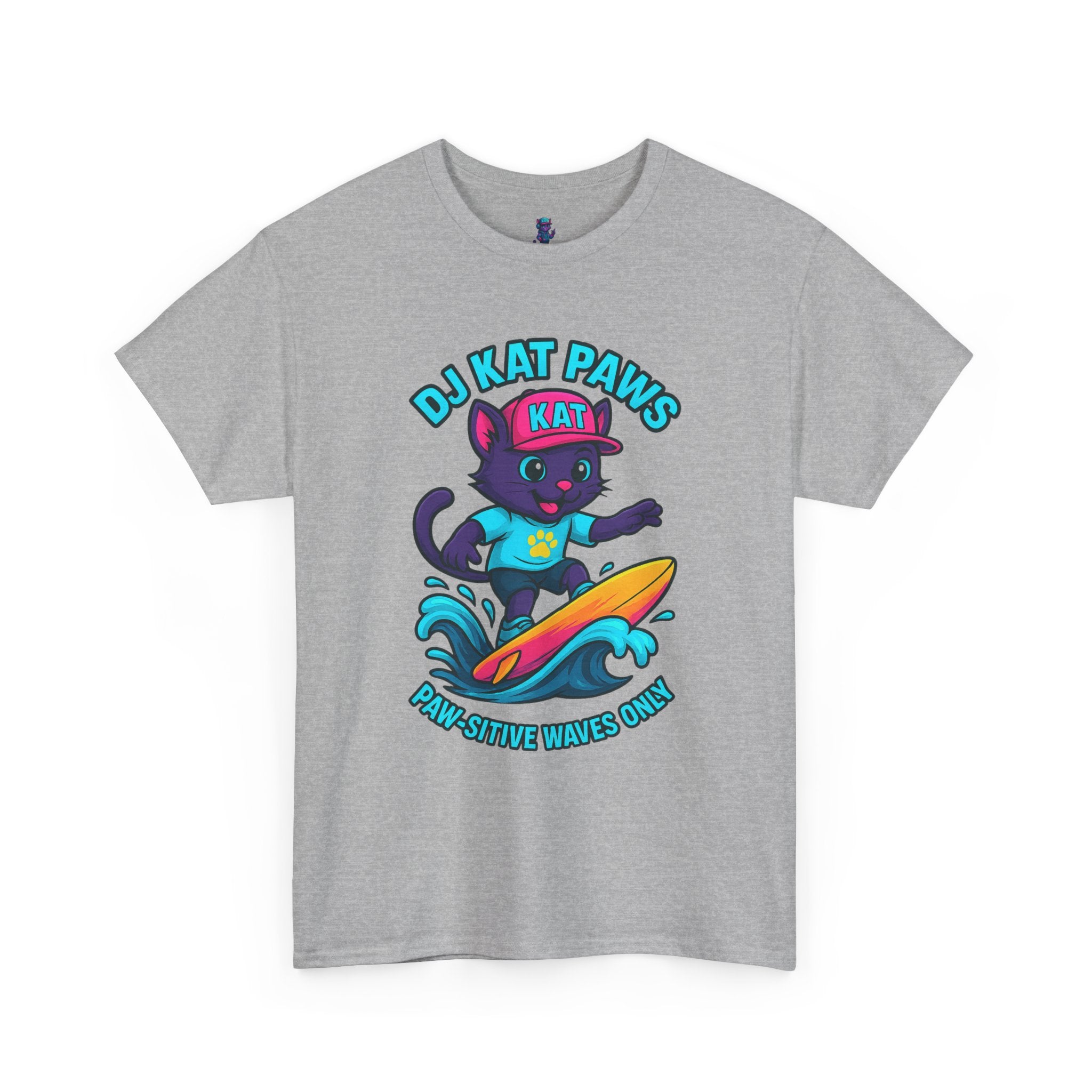 DJ KAT PAWS Paw-sitive Waves Only Tee