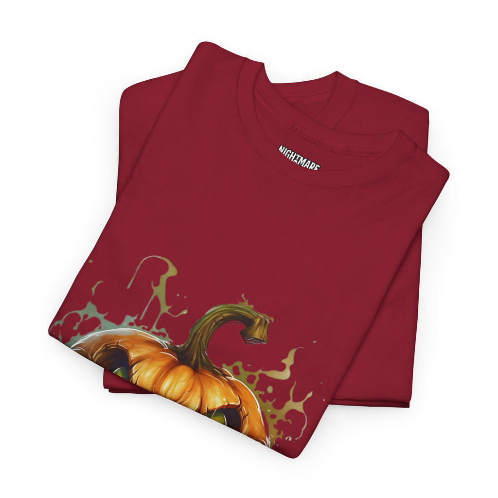 Spooky Pumpkin, Horror Graphic Tee, Unisex Cotton Shirt, Halloween Costume, Horror Movie Gift, Spooky T-Shirt, Horror Fan Apparel