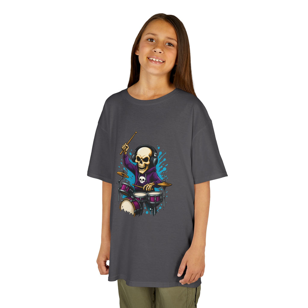 Bone Jams MC Bonez Kids Tee, Drumming Up The Dead