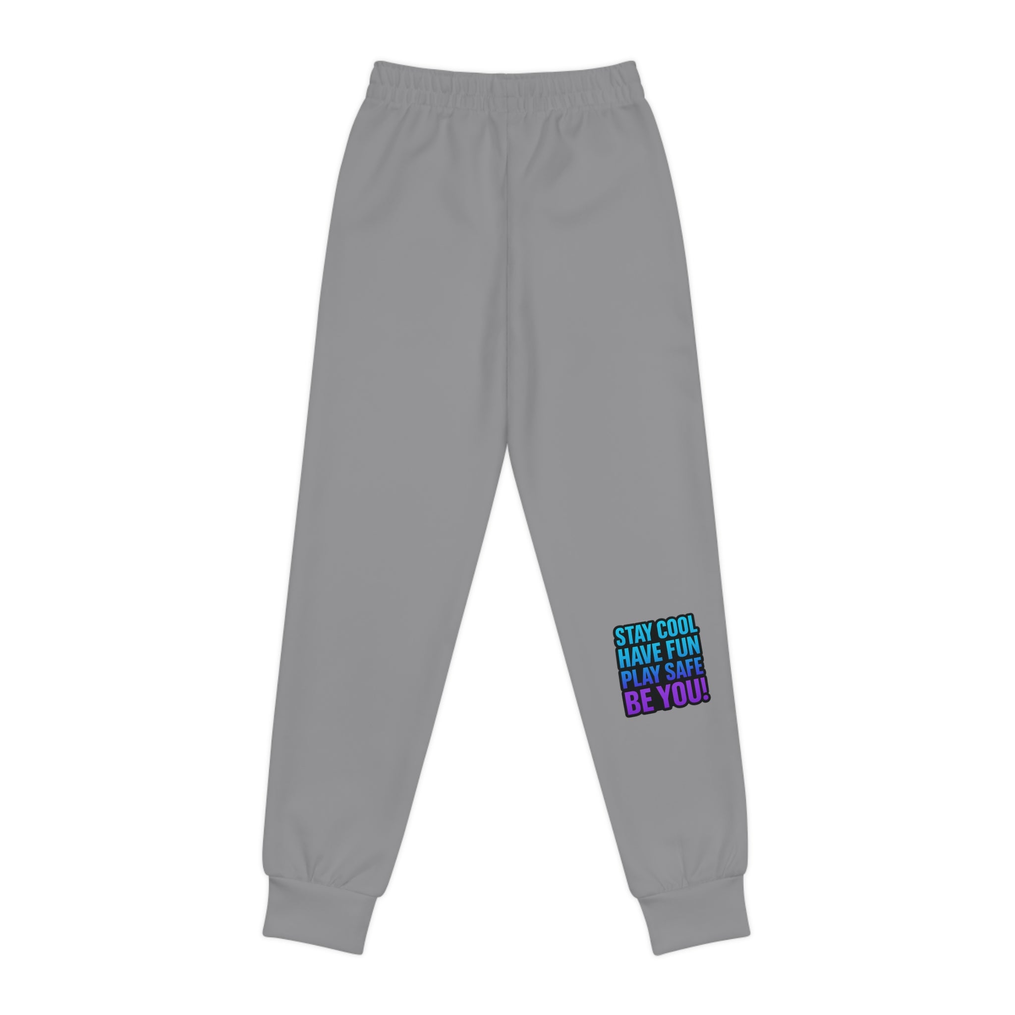 DJ KAT PAWS Paw-sitive Waves Only, Youth Joggers, Stay Cool, Play Safe, Be You, Casual Wear, Kids Activewear