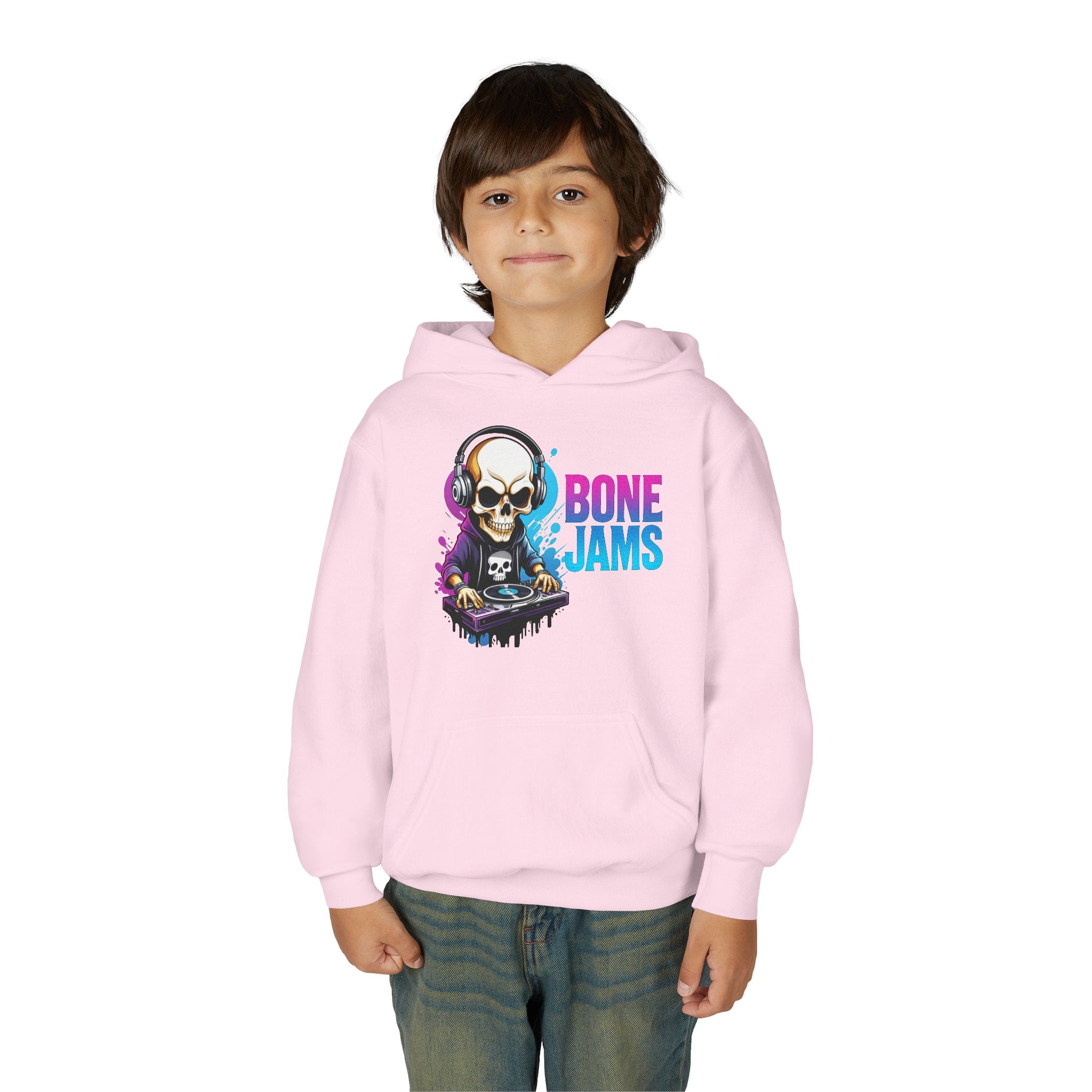 Bone Jams MC Bonez, Kids Hoodie Skull DJ