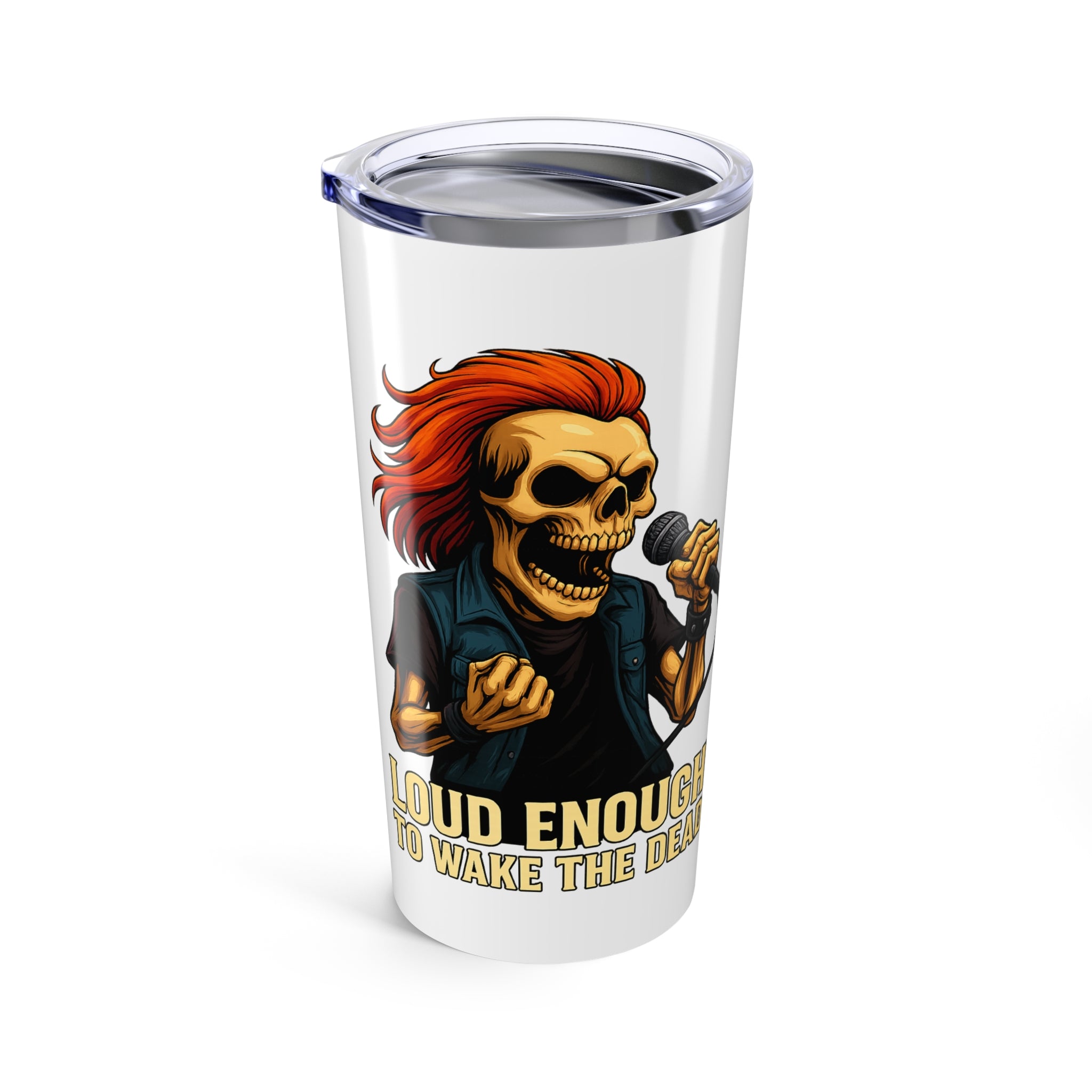 Bone Jams MC Bonez, 20oz Tumbler | Music Vibe Travel Mug for Music Lovers, Cool Drinkware & Party Gift