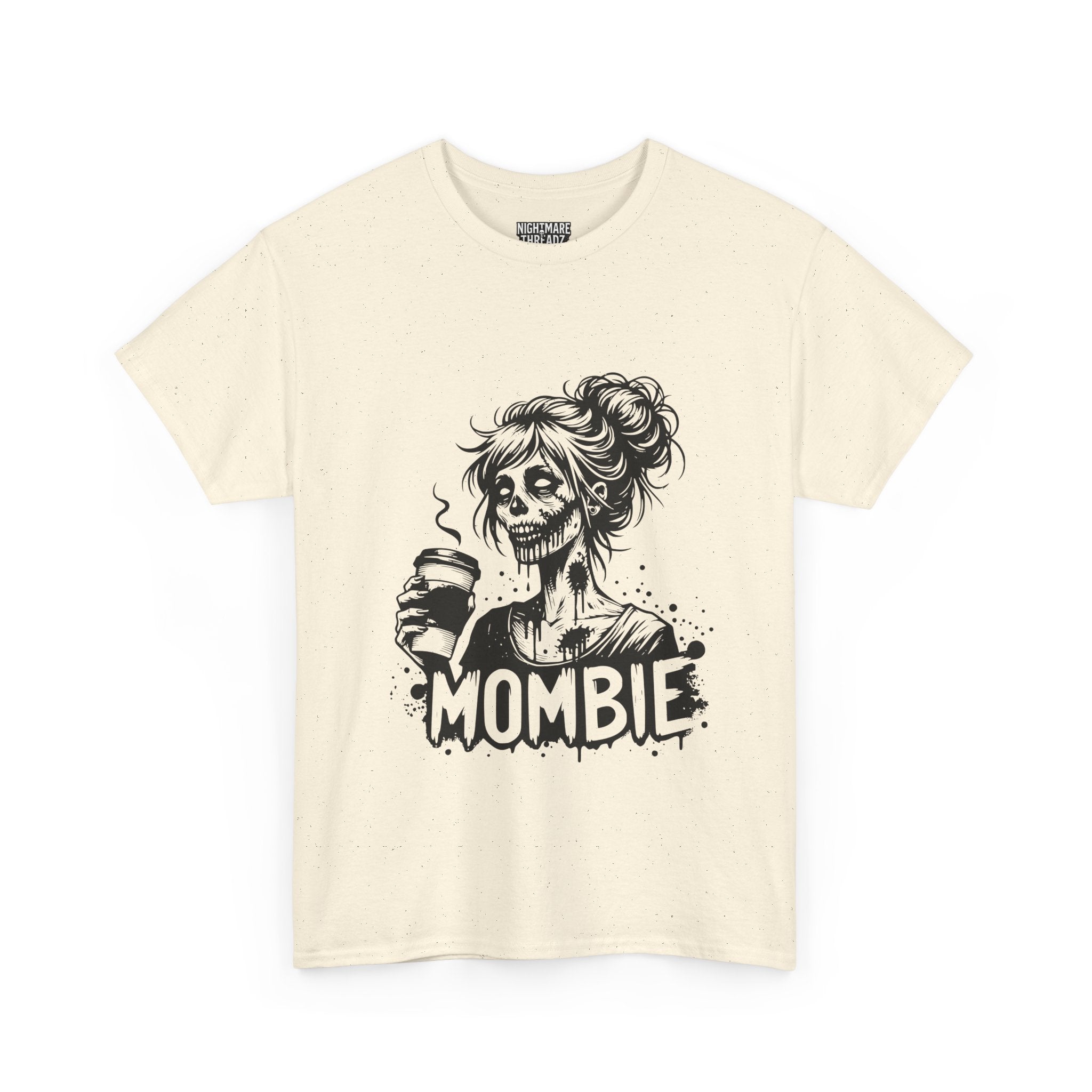 Mombie Unisex Tee, Perfect for Halloween, Gift for Moms, Relaxed Fit, Funny T-Shirt, Unique Graphic Tee, Casual Wear