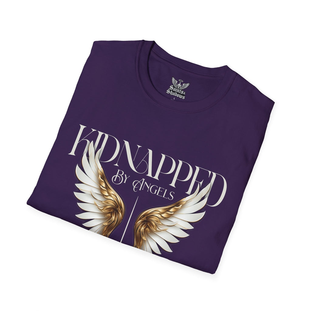 Saints and Shadows - Kidnapped, Angelic Artwork Unisex Softstyle T-Shirt, Casual Wear