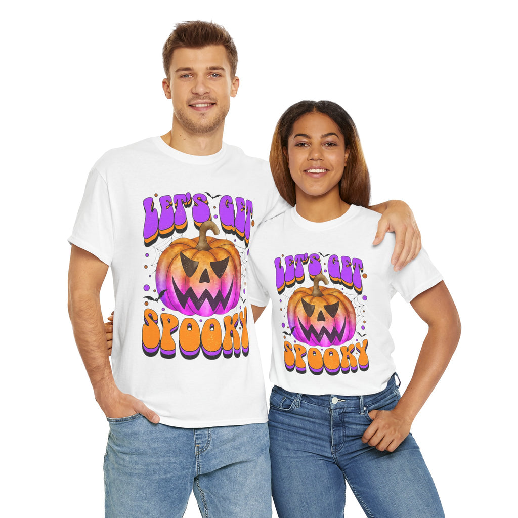 Halloween Spooky Pumpkin Tee, Unisex Cotton Shirt, Halloween Costume, Fall Festivities, Trick or Treat