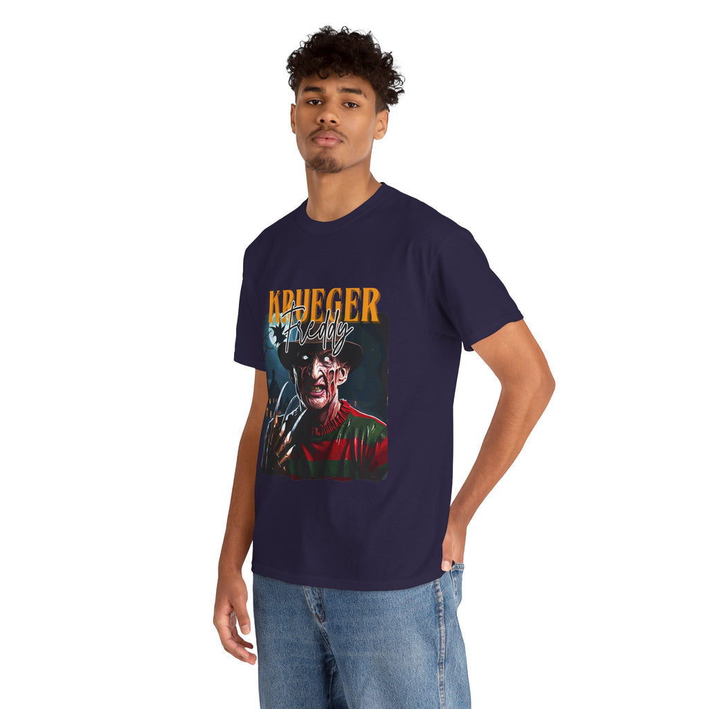 Freddy Krueger, Horror Graphic Tee, Unisex Cotton Shirt, Halloween Costume, Horror Movie Gift, Spooky T-Shirt, Horror Fan Apparel
