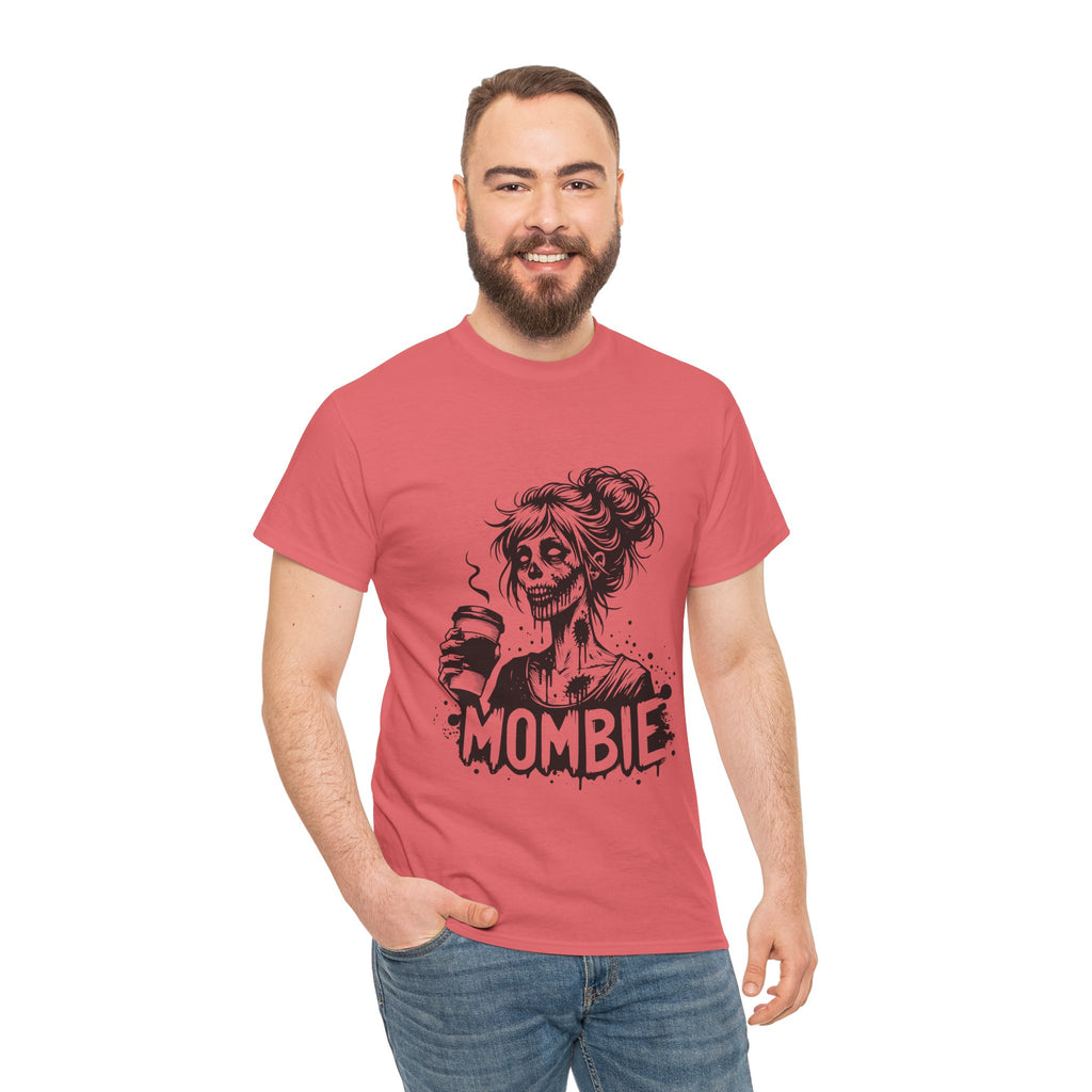 Mombie Unisex Tee, Perfect for Halloween, Gift for Moms, Relaxed Fit, Funny T-Shirt, Unique Graphic Tee, Casual Wear