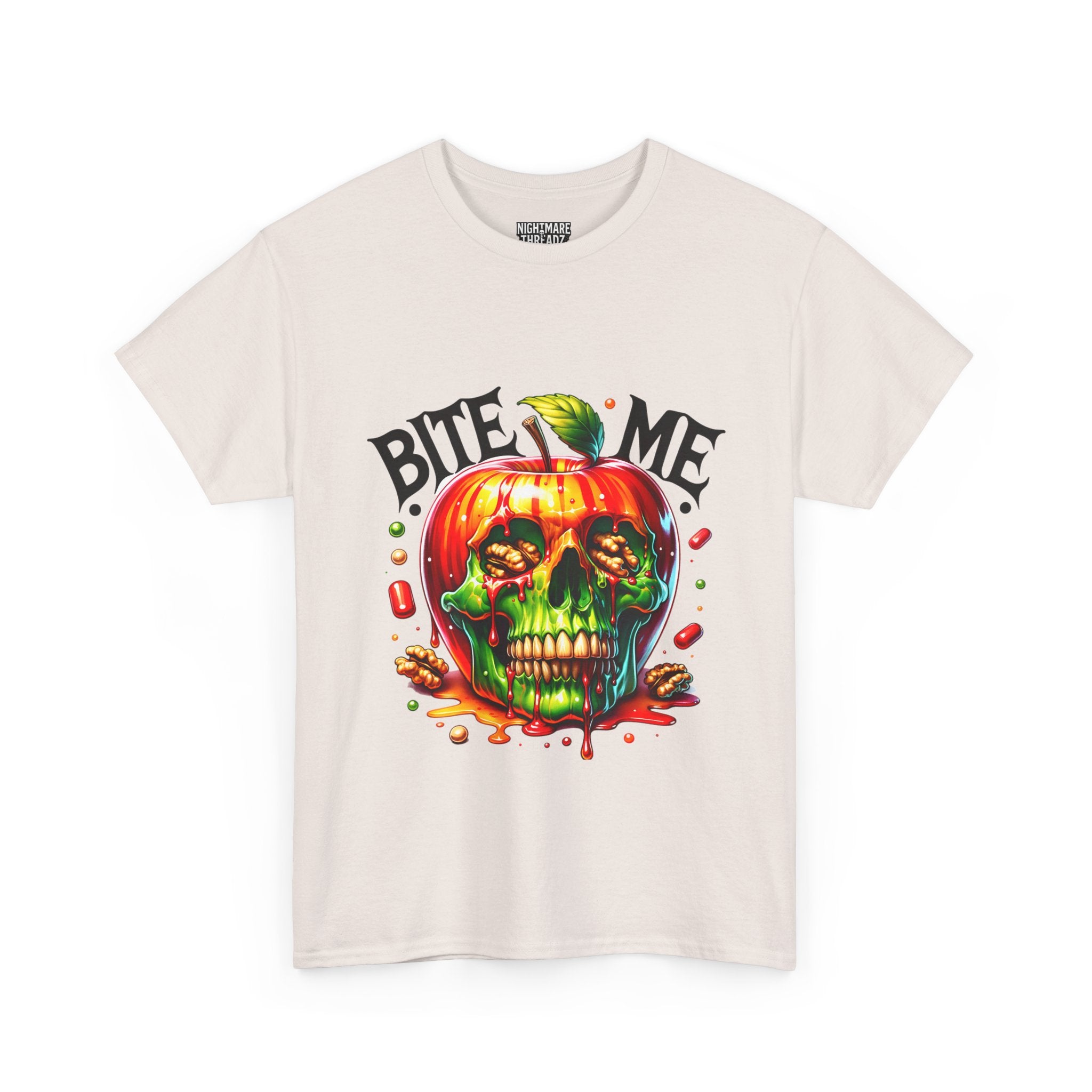 Bite Me Skull T-Shirt, Fun Graphic Tee, Halloween Costume Top, Trendy Casual Wear, Unique Gift Idea for Friends