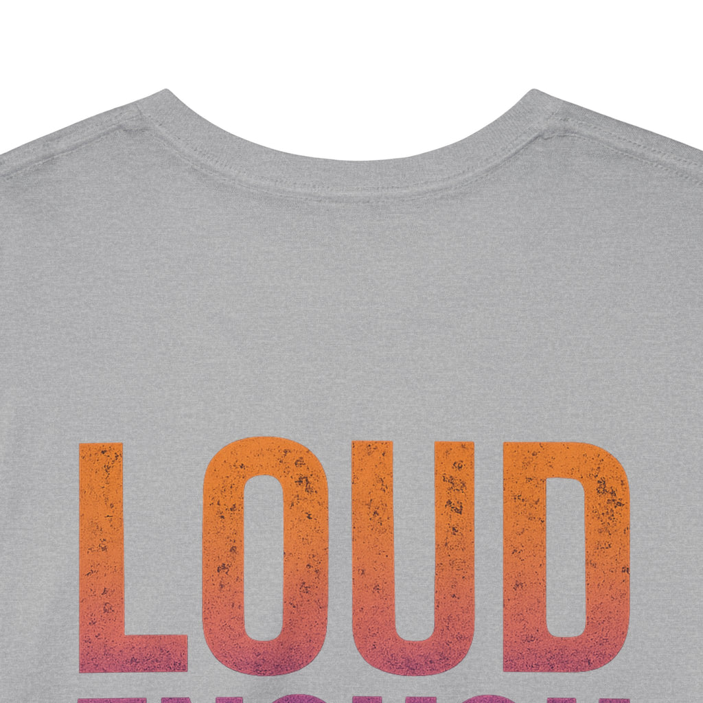 Bone Jams Rockin’ Skeleton, Tee | Loud Enough to Wake the Dead | Unisex Cotton Shirt for Music Lovers, Concerts, Halloween, Gifts