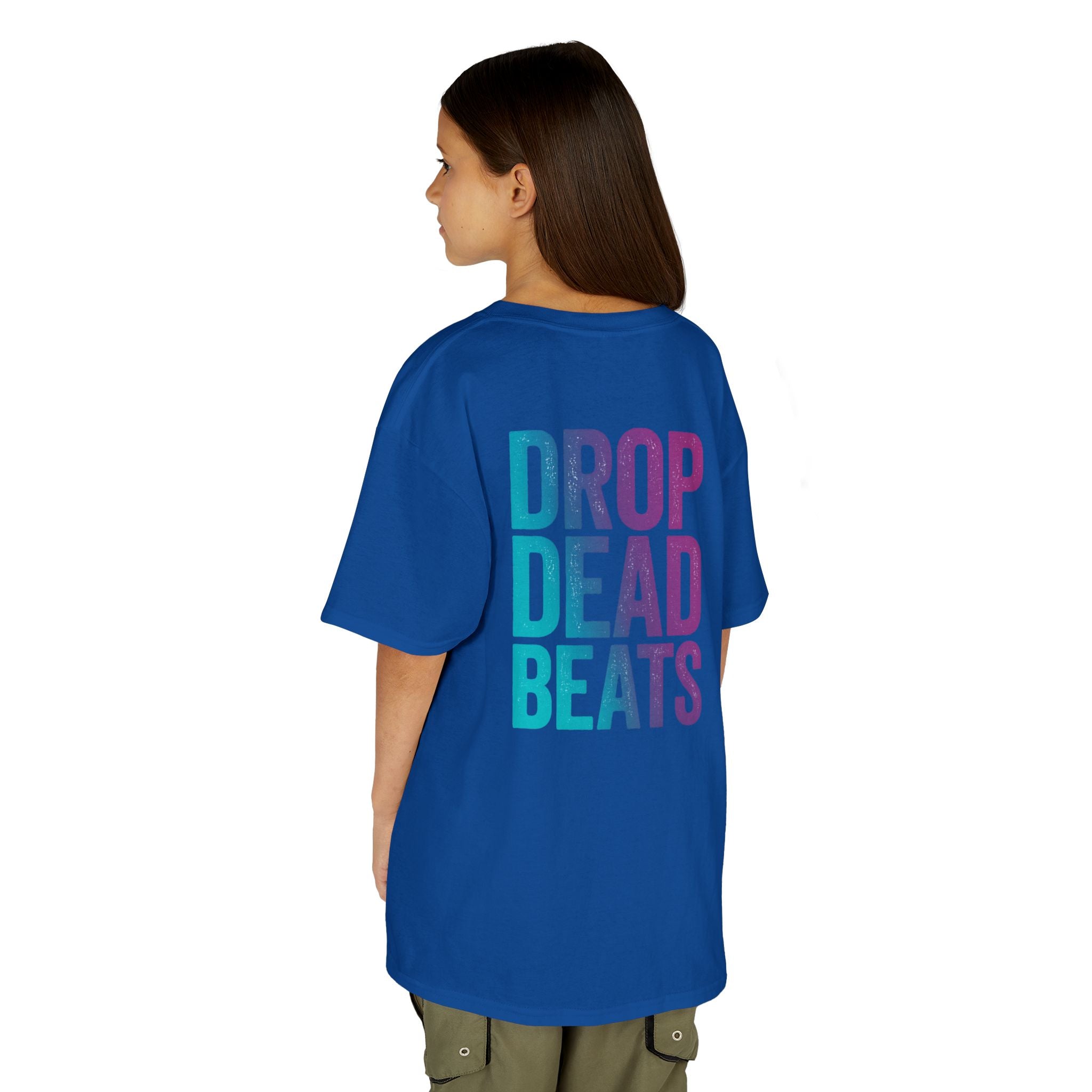 Bone Jams MC Bonez Kids Tee | Drummer Edition | Halloween Costume, Birthday Gift & Drop Dead Beats Apparel