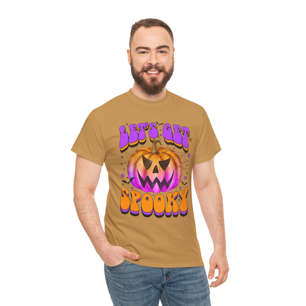 Halloween Spooky Pumpkin Tee, Unisex Cotton Shirt, Halloween Costume, Fall Festivities, Trick or Treat