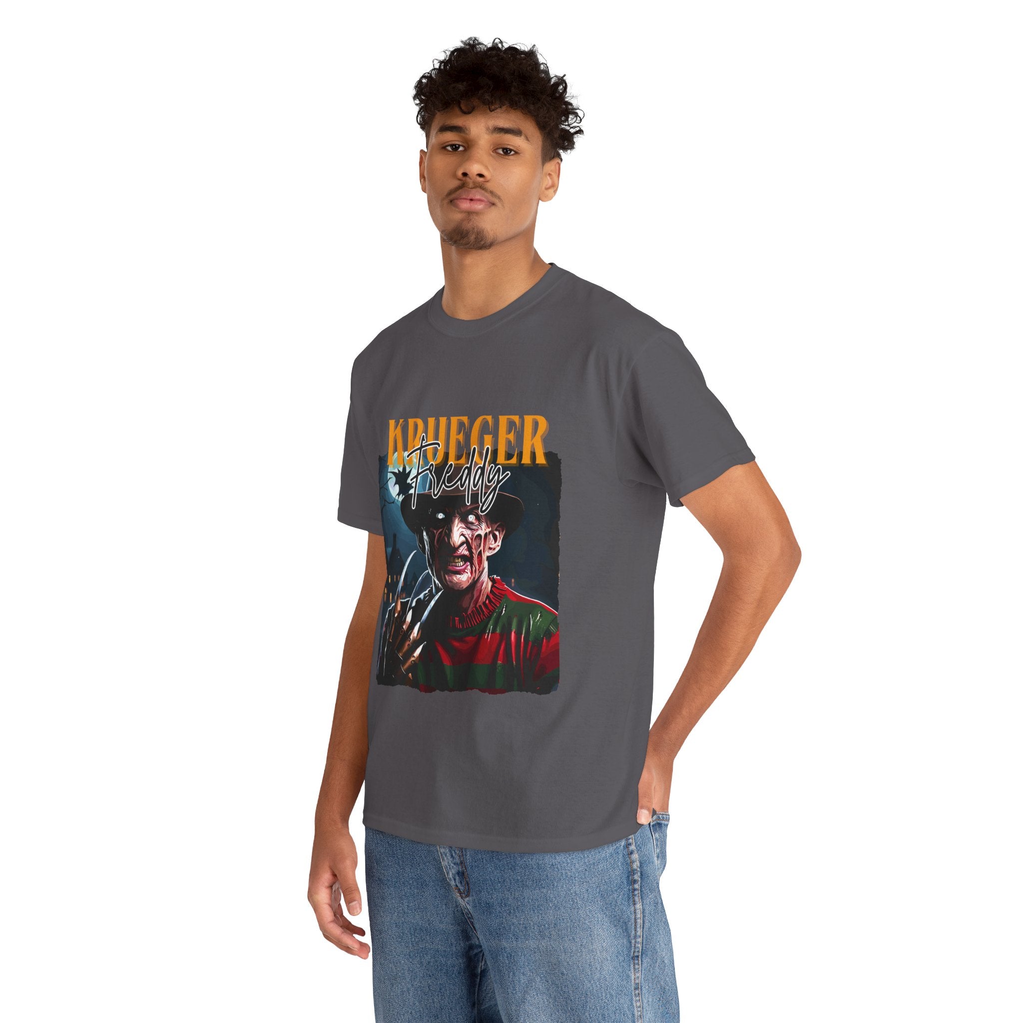 Freddy Krueger, Horror Graphic Tee, Unisex Cotton Shirt, Halloween Costume, Horror Movie Gift, Spooky T-Shirt, Horror Fan Apparel