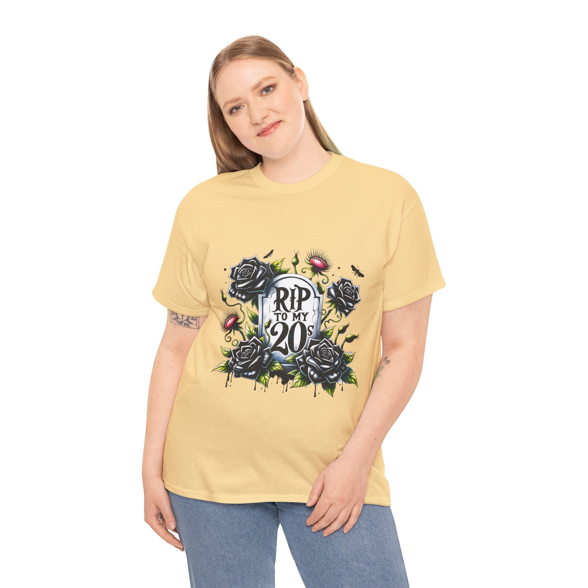 RIP to My 20s Tee, Funny Birthday Gift, Vintage Style Oversized Shirt, Casual Wardrobe Staple, Celebration Apparel