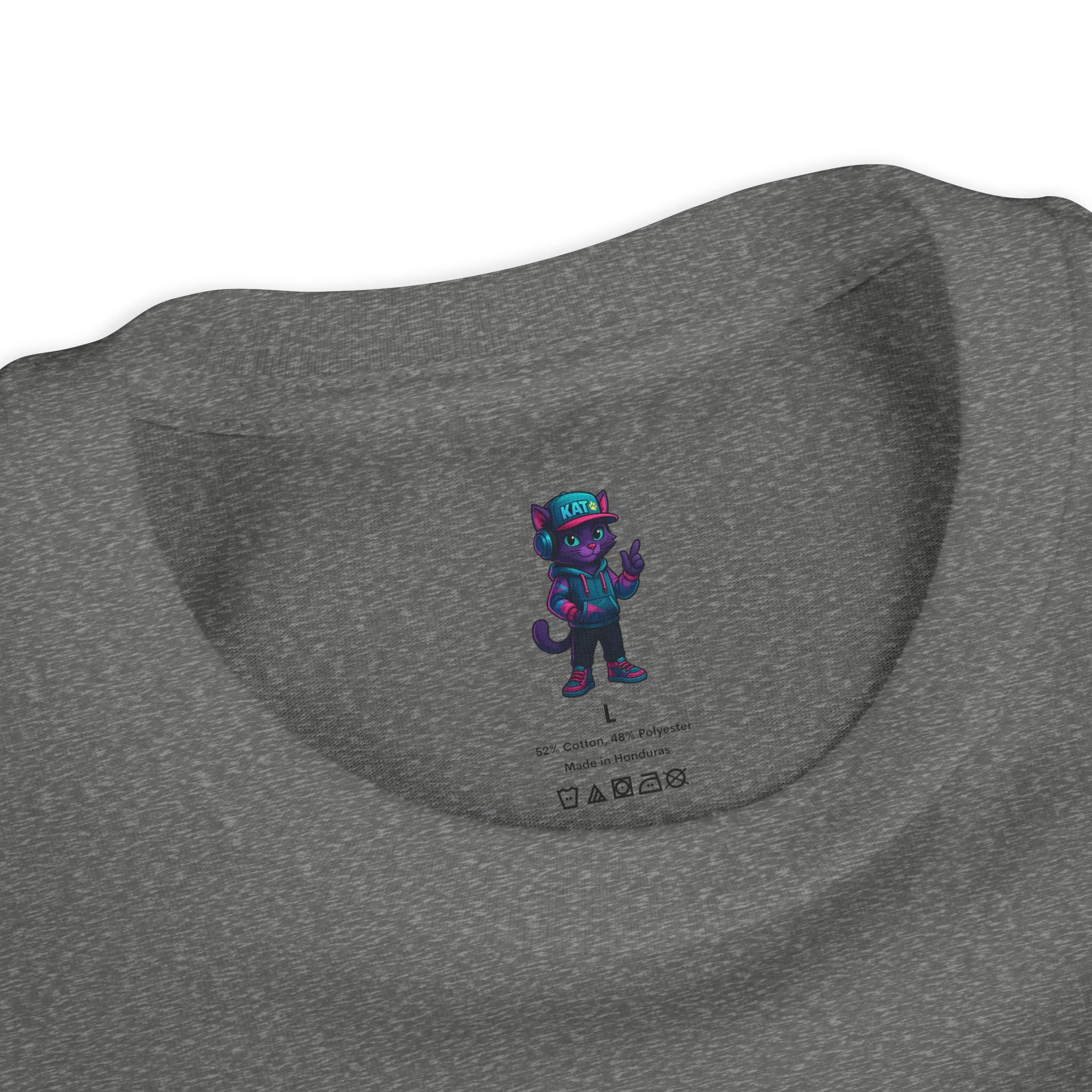 DJ KAT PAWS Paw-sitively Shredding, Skateboarding Youth Tee | Fun Summer Shirt, Motivational Kids T-Shirt, Birthday Gift for Boys & Girls