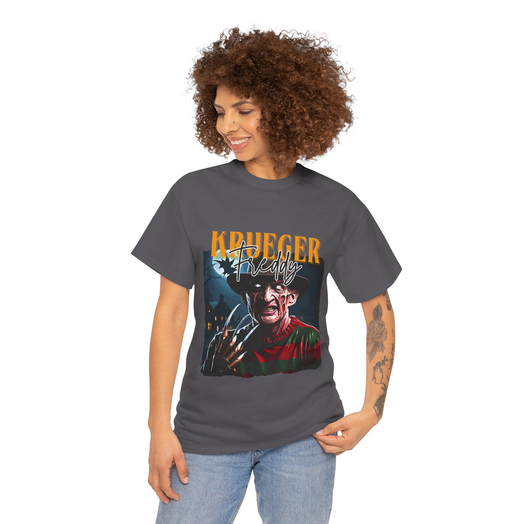 Freddy Krueger, Horror Graphic Tee, Unisex Cotton Shirt, Halloween Costume, Horror Movie Gift, Spooky T-Shirt, Horror Fan Apparel