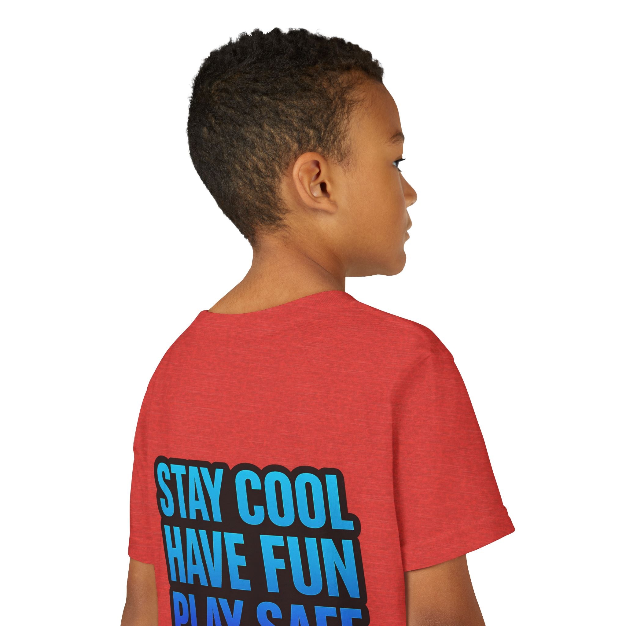 DJ KAT PAWS Paw-sitively Shredding, Skateboarding Youth Tee | Fun Summer Shirt, Motivational Kids T-Shirt, Birthday Gift for Boys & Girls