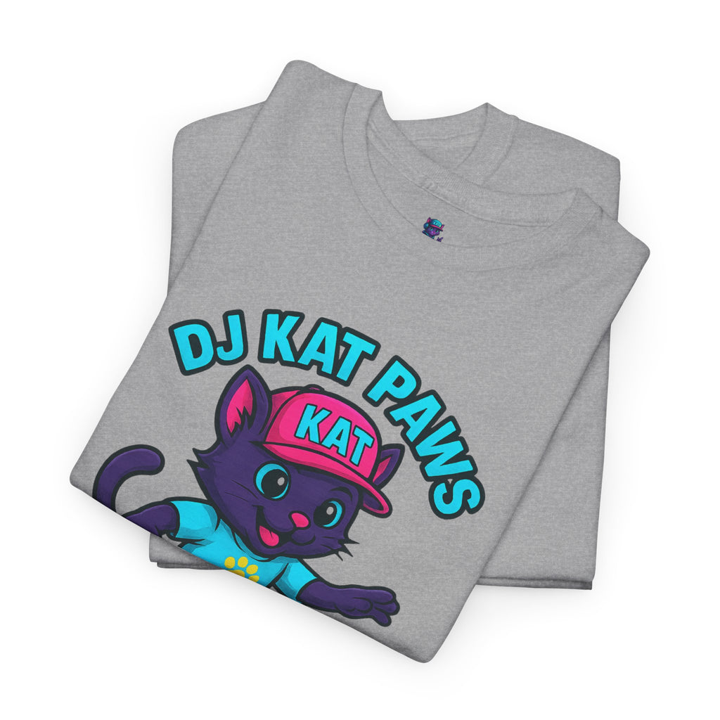 DJ KAT PAWS Paw-sitive Waves Only Surfing Tee