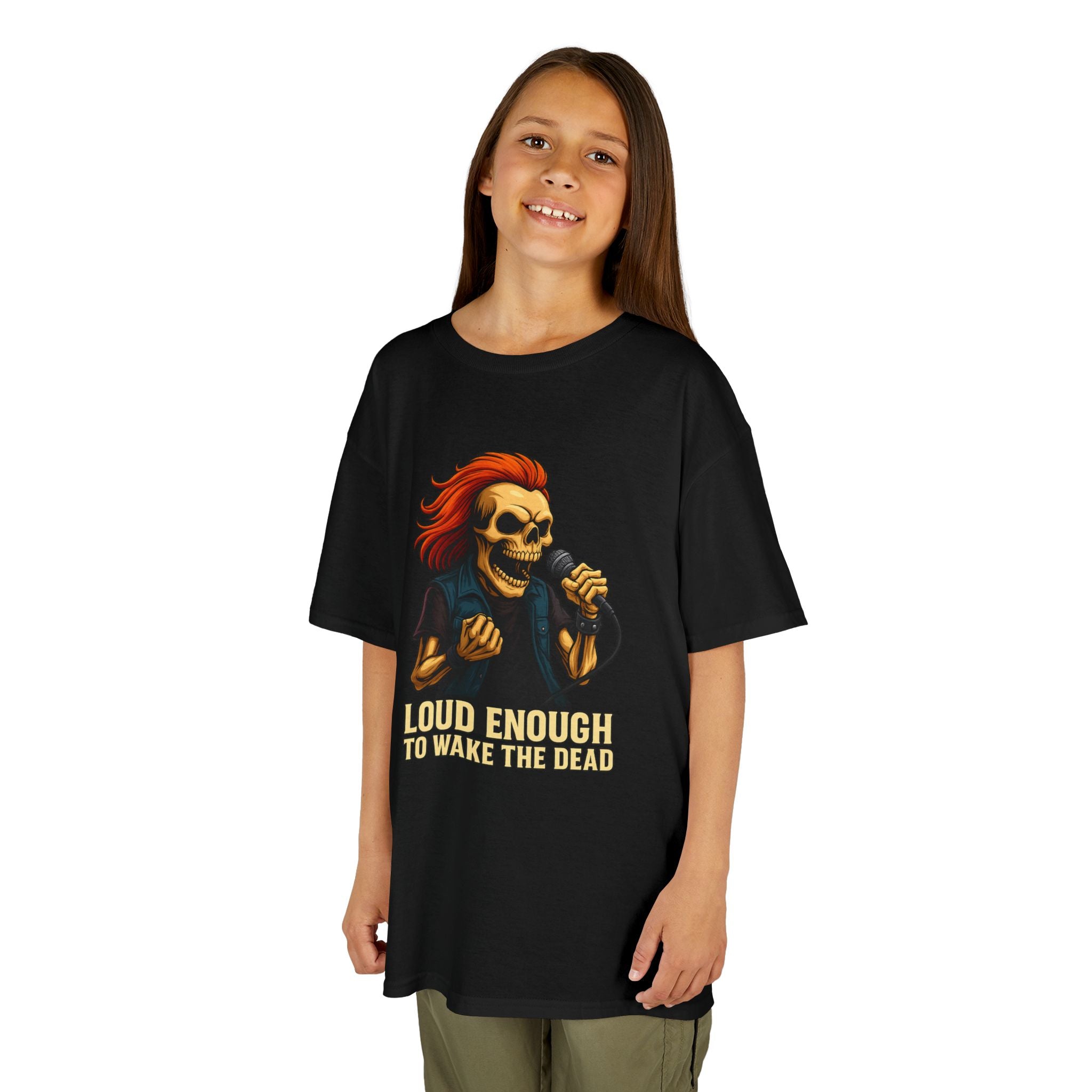 Bone Jams MC Bonez Kids Tee, Loud Enough  to Wake the Dead