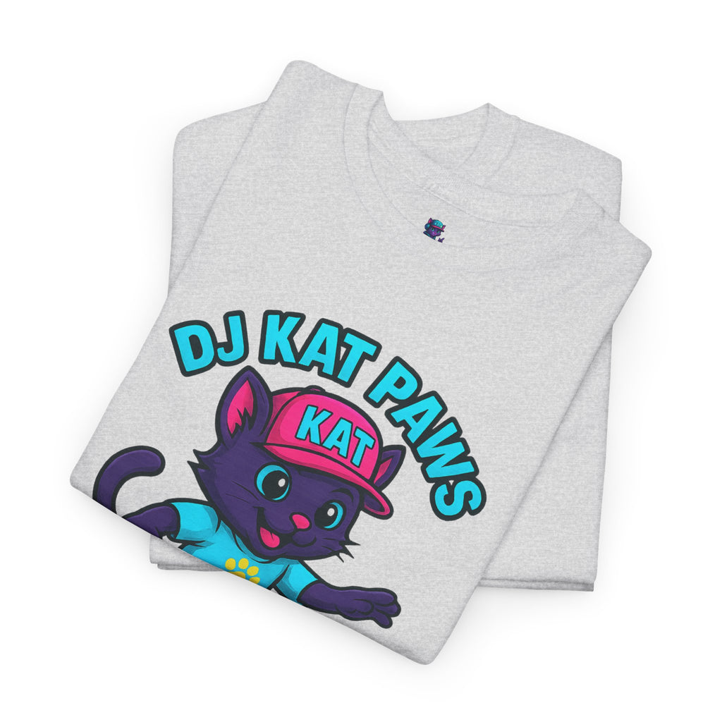 DJ KAT PAWS Paw-sitive Waves Only Surfing Tee