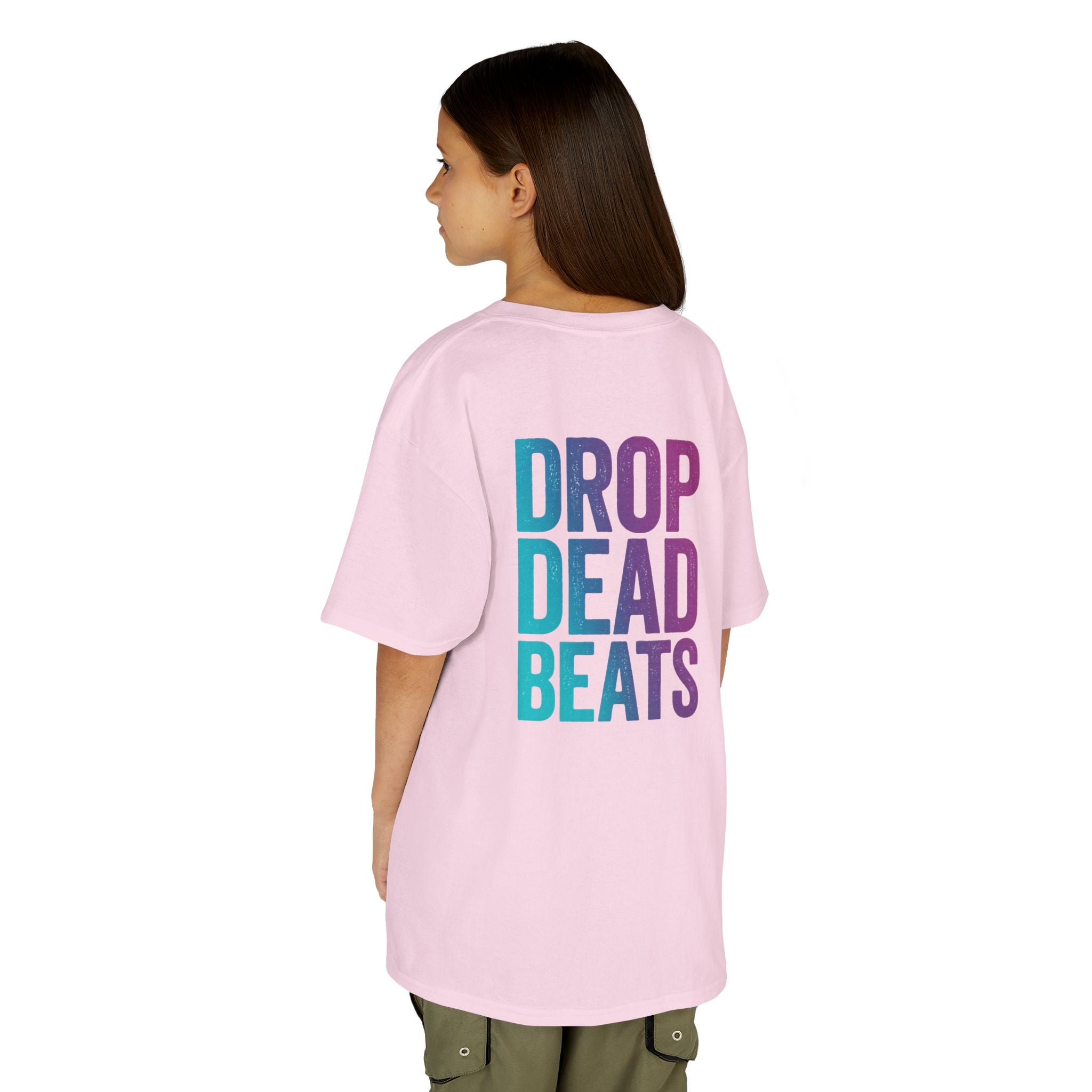 Bone Jams MC Bonez, Kids Tee | Drummer Edition | Halloween Costume, Birthday Gift & Drop Dead Beats Apparel