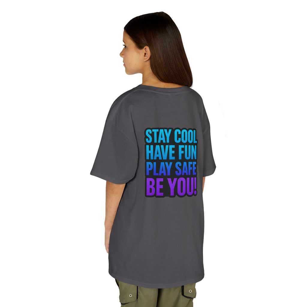 DJ KAT PAWS - Fun Skater Cat Design, Youth Summer T-Shirt, Cool Kids Apparel, Birthday Gift, Trendy Casual Wear
