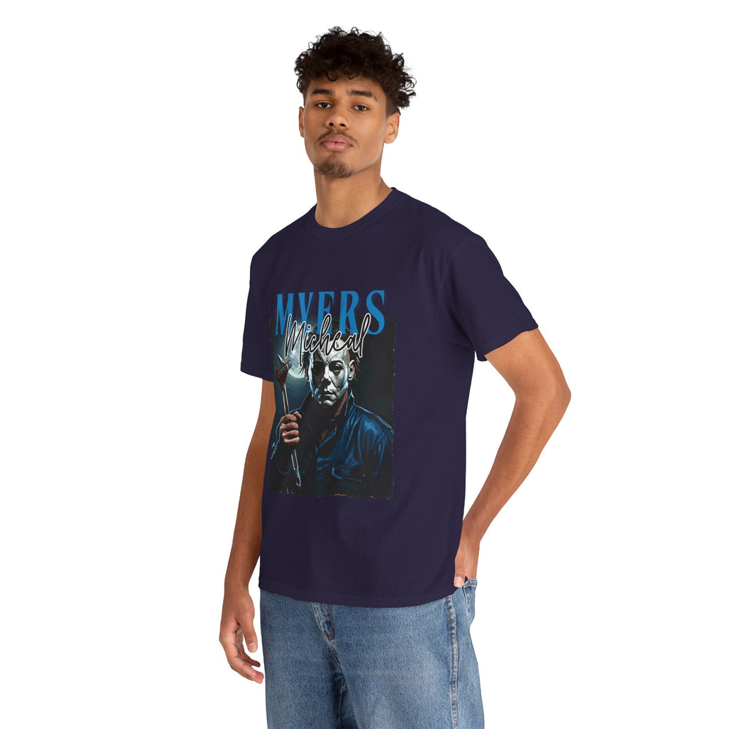 Michael Myers - Horror Graphic Tee, Unisex Cotton Shirt, Halloween Costume, Horror Movie Gift, Spooky T-Shirt, Horror Fan Apparel