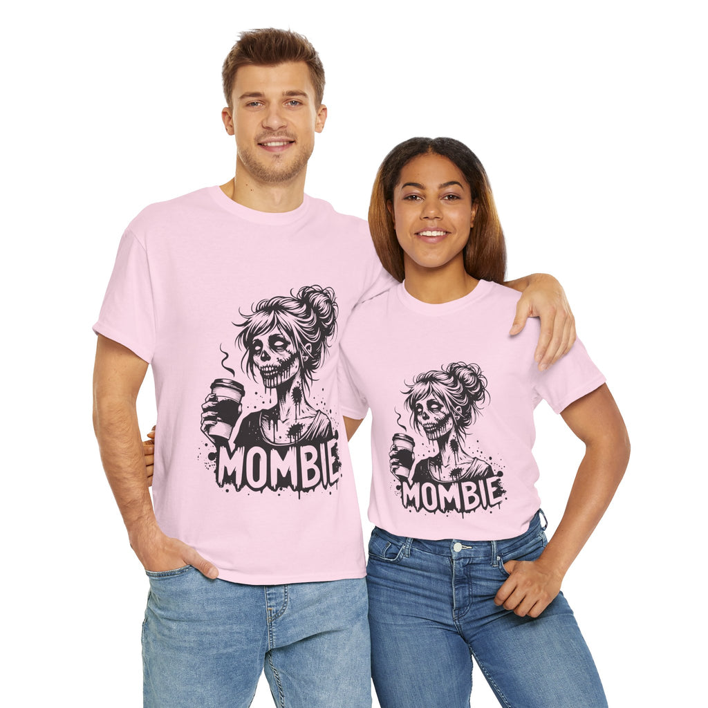 Mombie Unisex Tee, Perfect for Halloween, Gift for Moms, Relaxed Fit, Funny T-Shirt, Unique Graphic Tee, Casual Wear