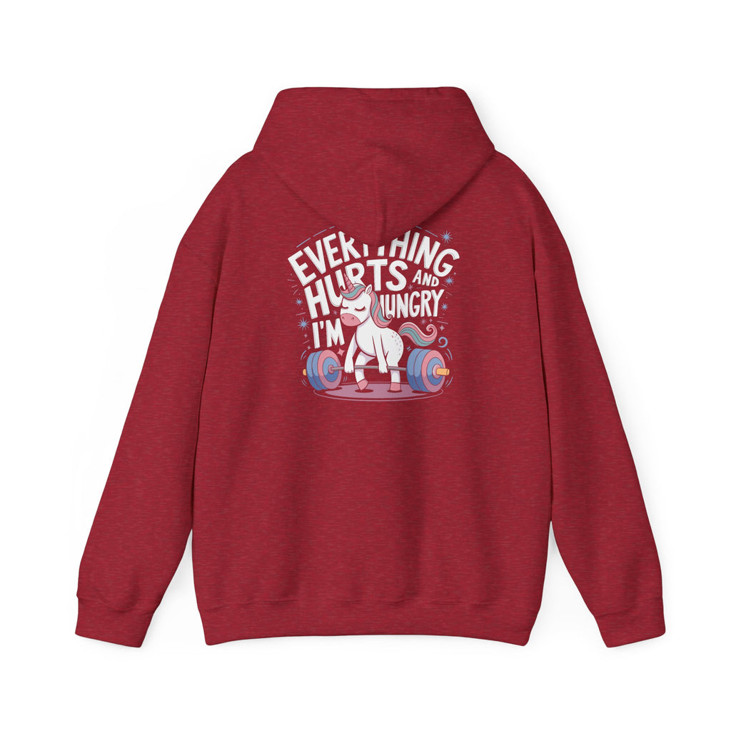 Everything Hurts, Everyday Grind Sweatshirt for Fitness Enthusiasts, Gym Hoodie, Workout Gear, Gift for Gym Lovers