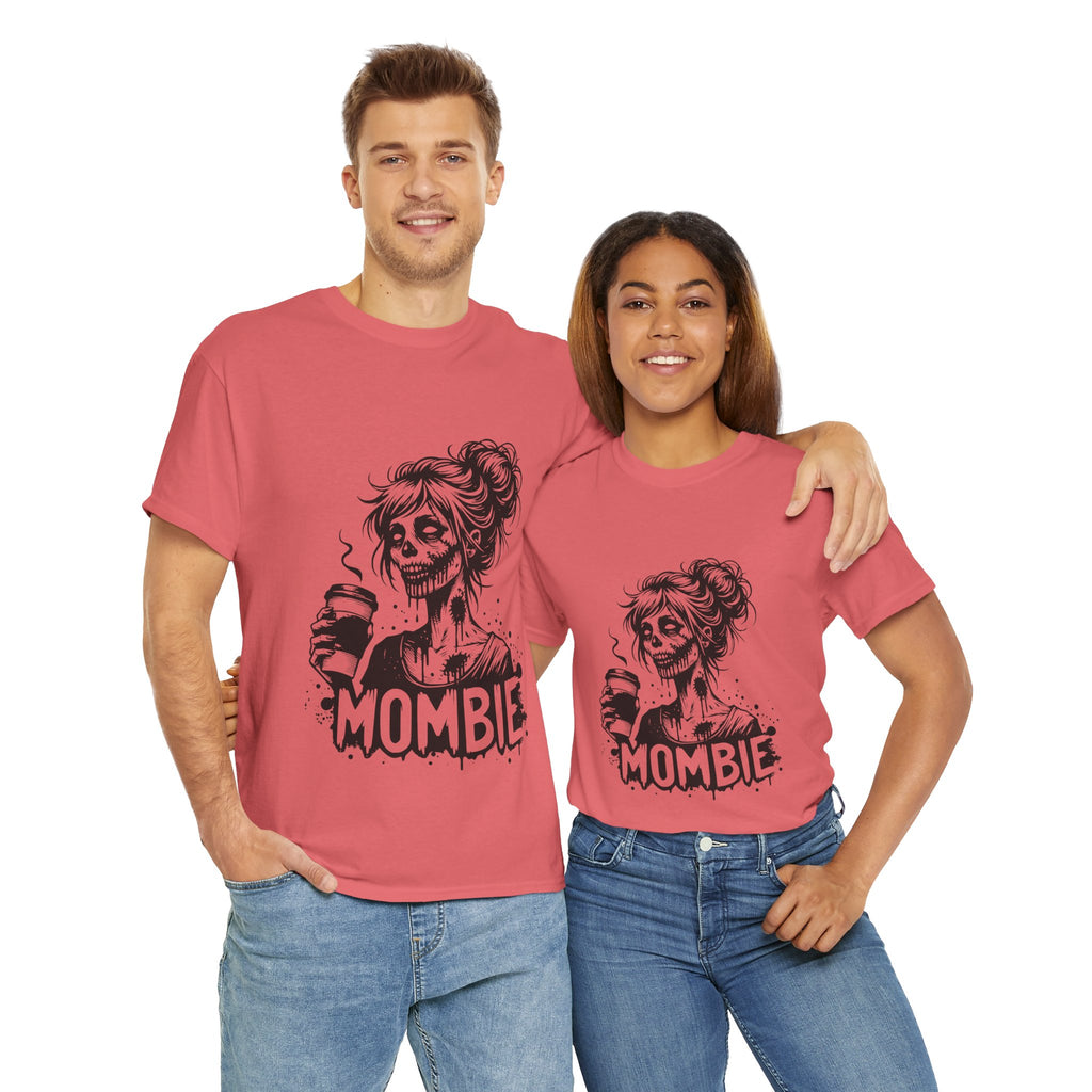 Mombie Unisex Tee, Perfect for Halloween, Gift for Moms, Relaxed Fit, Funny T-Shirt, Unique Graphic Tee, Casual Wear