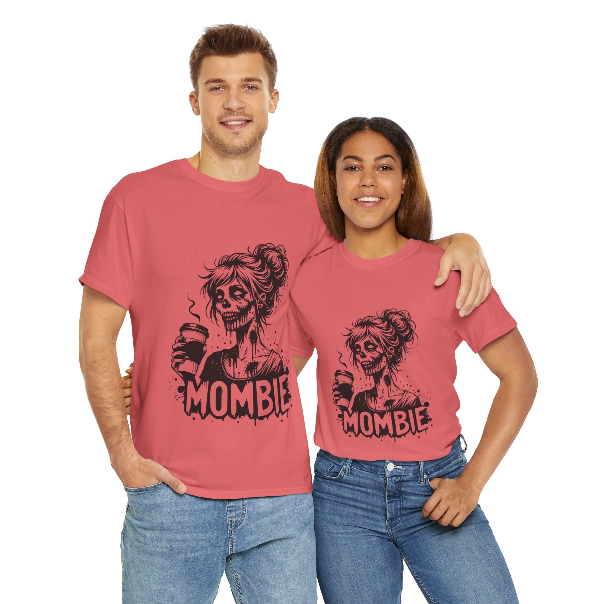 Mombie Unisex Tee, Perfect for Halloween, Gift for Moms, Relaxed Fit, Funny T-Shirt, Unique Graphic Tee, Casual Wear