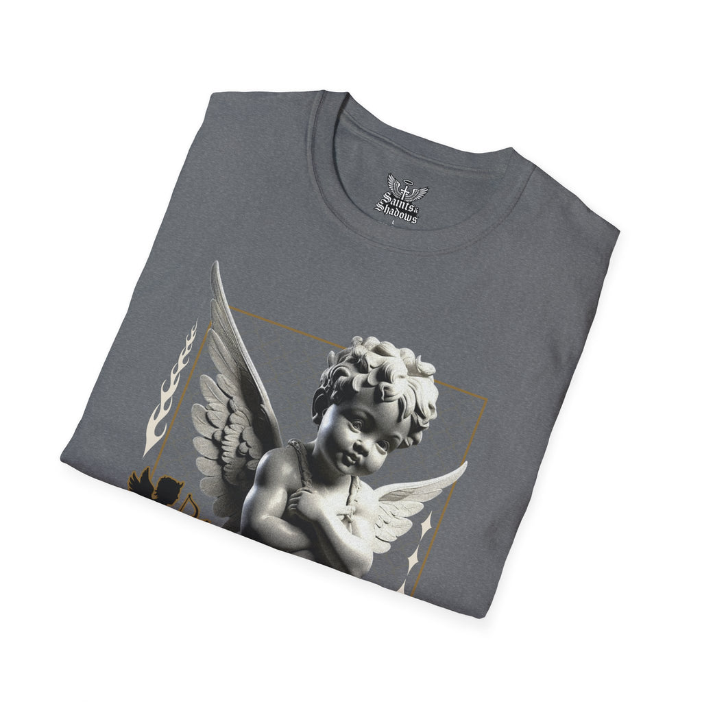 Saints and Shadows - Matchmaker, Angelic Artwork Unisex Softstyle T-Shirt, Casual Wear