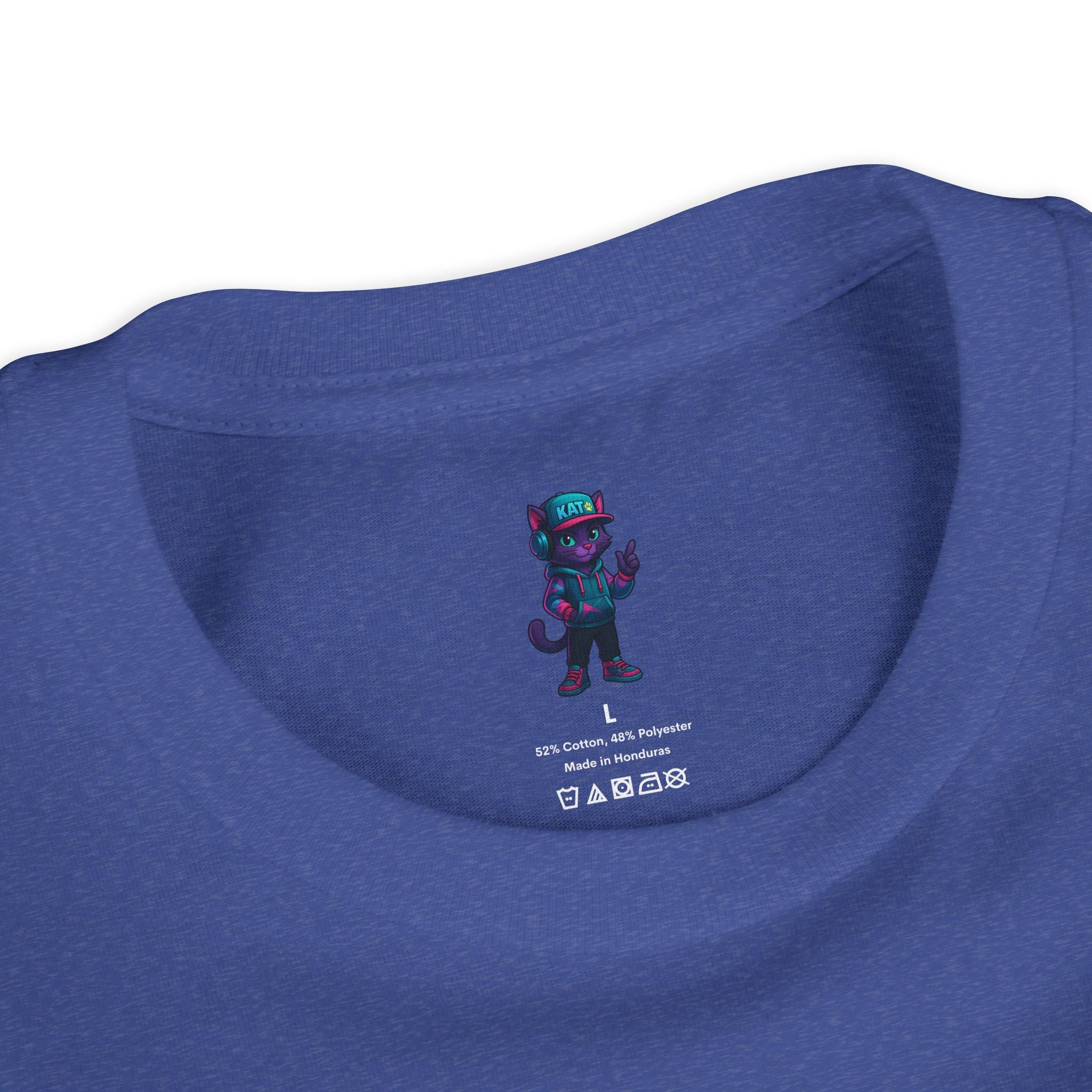 DJ KAT PAWS Paw-Sitive Waves Only, Youth Tee | Kids Surfing T-Shirt, Fun Cat Graphic Top, Summer Apparel, Gifts for Animal Lovers