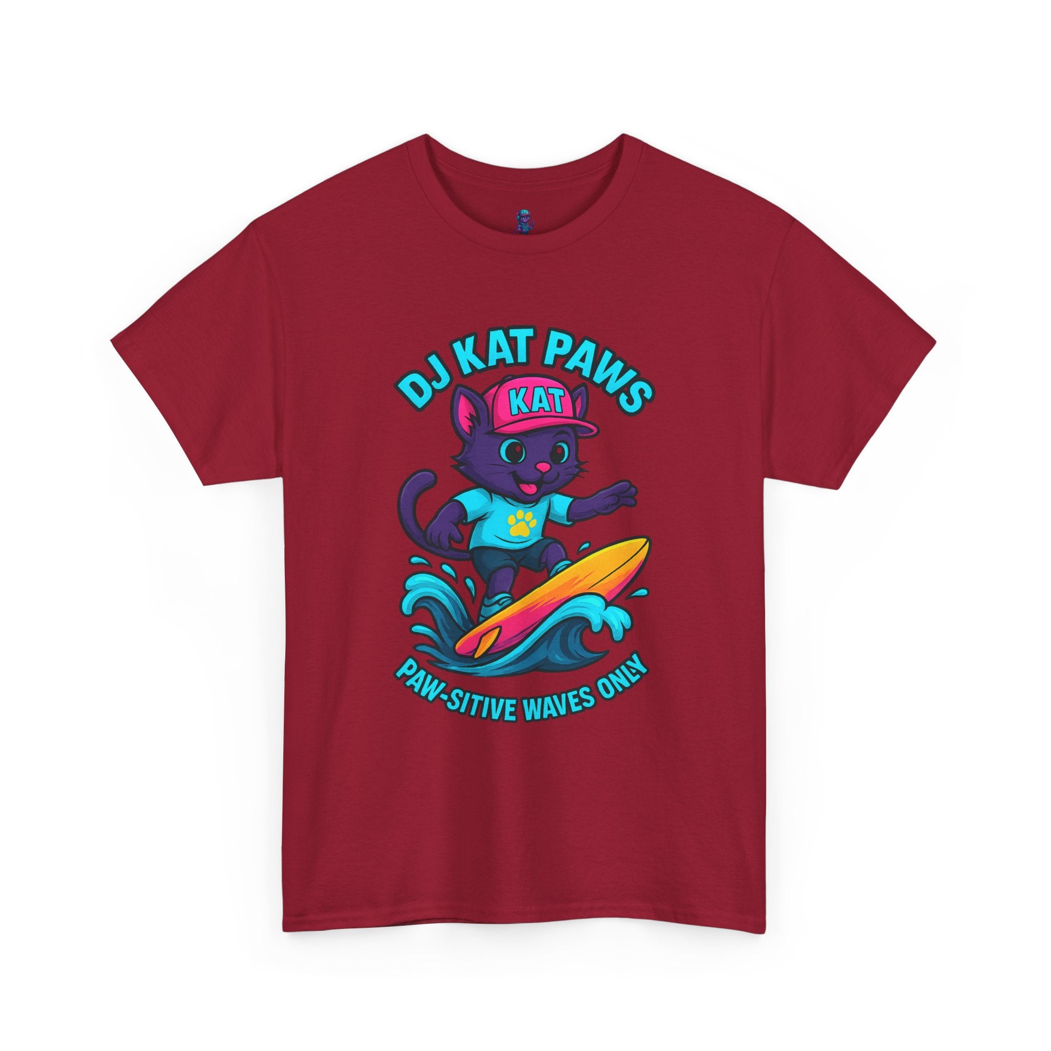 DJ KAT PAWS Paw-sitive Waves Only Tee