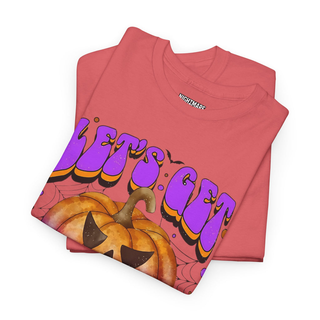 Halloween Spooky Pumpkin Tee, Unisex Cotton Shirt, Halloween Costume, Fall Festivities, Trick or Treat