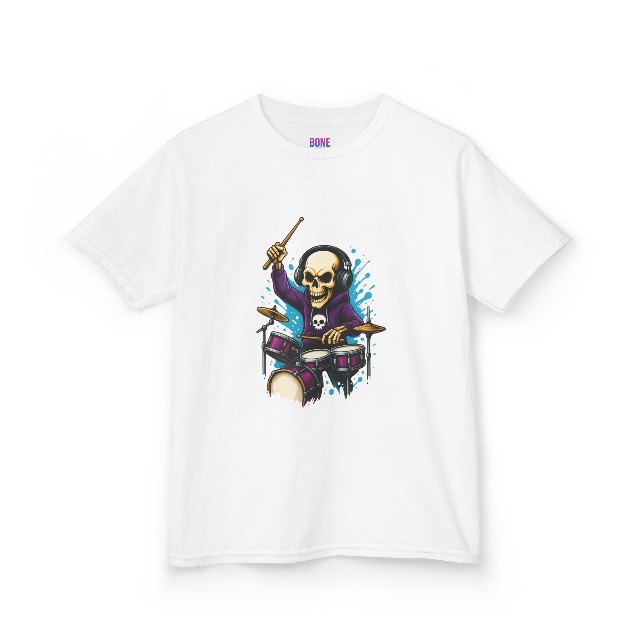 Bone Jams MC Bonez Kids Tee, Drumming Up The Dead