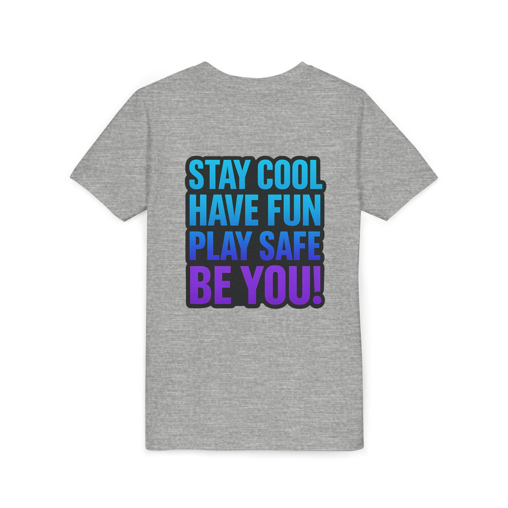 DJ KAT PAWS – Purr-fectly Rad Baseball Youth Tee | Fun Kids Graphic Shirt, Cool Cat Design, Perfect for Birthdays, Playdates & Sports Events