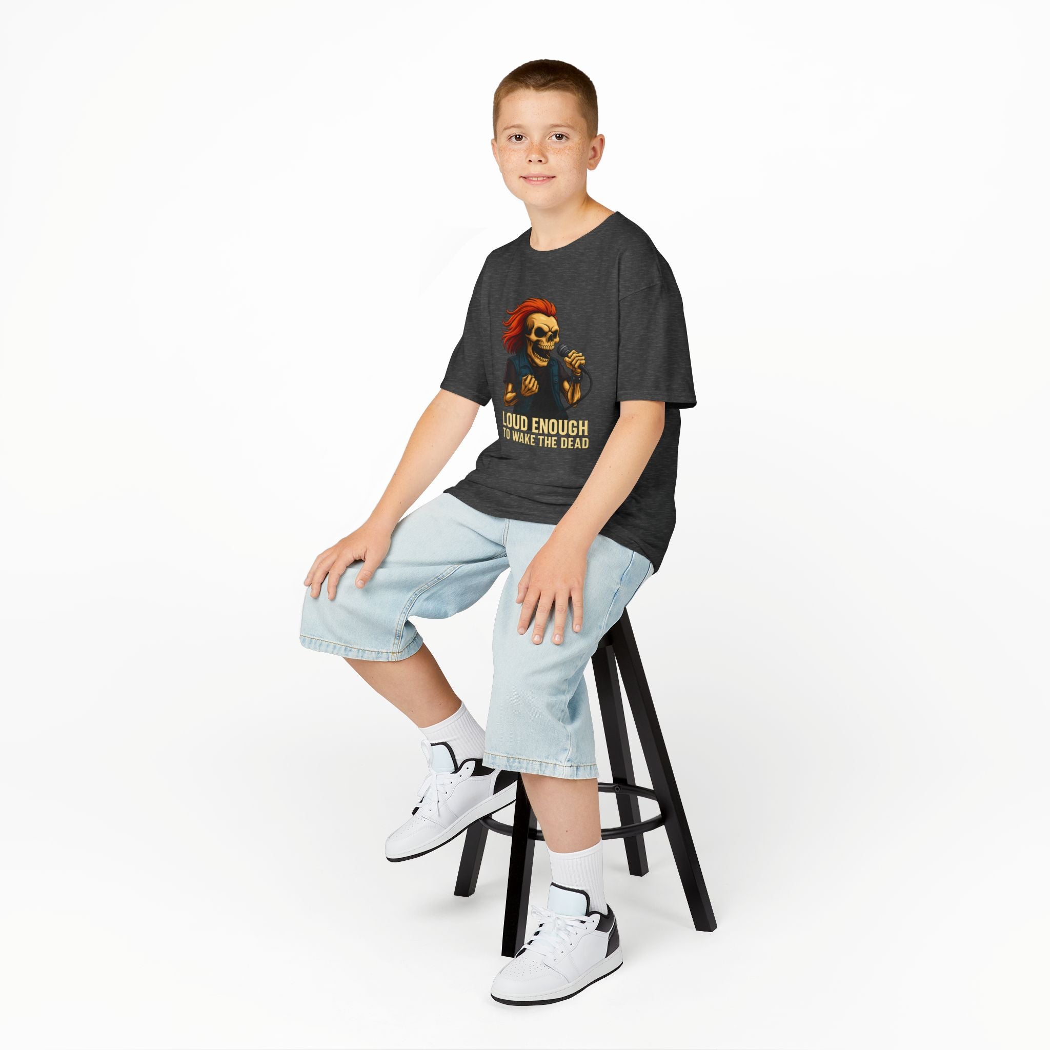 Bone Jams MC Bonez Kids Tee, Loud Enough  to Wake the Dead