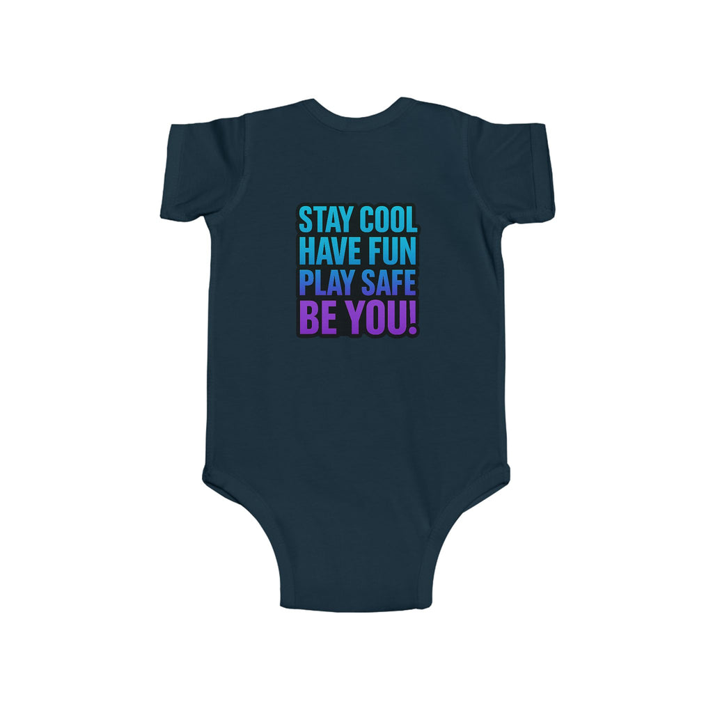 DJ KAT PAWS Surfing Champ | Infant Bodysuit, Cute Baby Gift, Nursery Apparel, Baby Shower Gift, Unique Baby Clothing