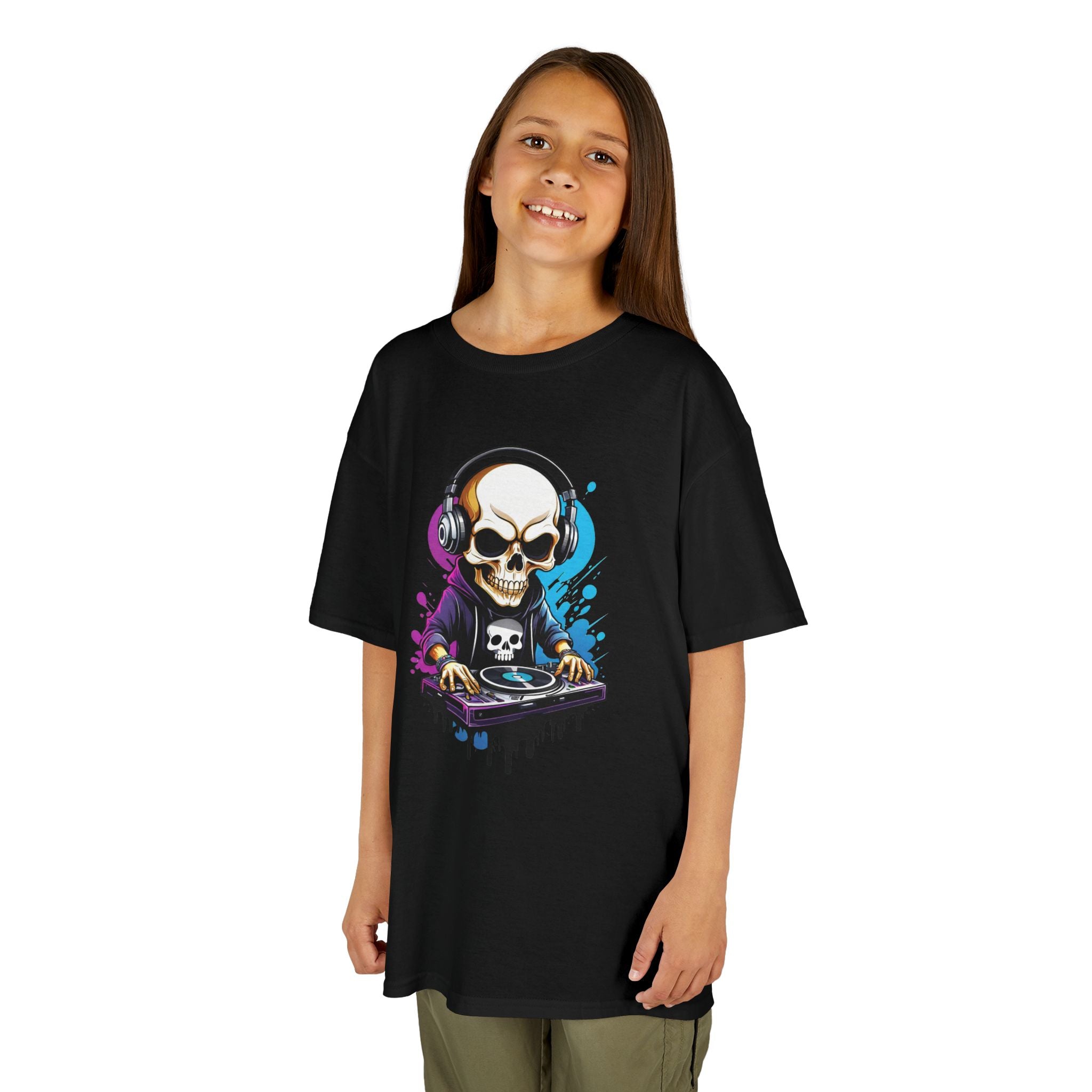 Bone Jams MC Bonez, Kids Tee | Fun Youth Apparel for Music Lovers – Perfect for Halloween, Birthdays & Everyday Wear