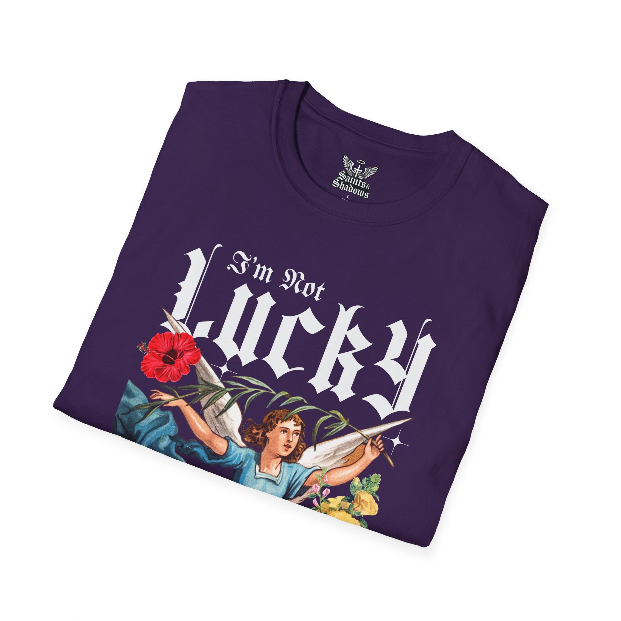 Saints and Shadows - I'm Not Lucky, But I'm Blessed T-Shirt, Unisex Graphic Tee