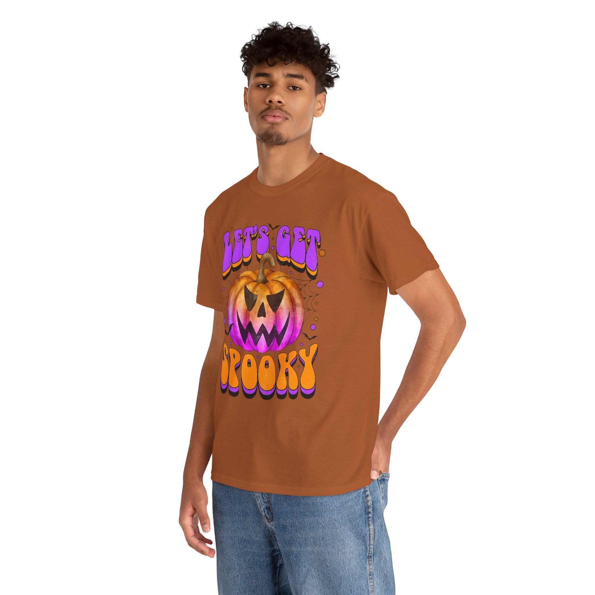 Halloween Spooky Pumpkin Tee, Unisex Cotton Shirt, Halloween Costume, Fall Festivities, Trick or Treat
