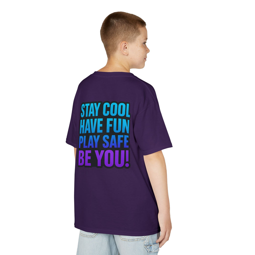 DJ KAT PAWS - Fun Skater Cat Design, Youth Summer T-Shirt, Cool Kids Apparel, Birthday Gift, Trendy Casual Wear