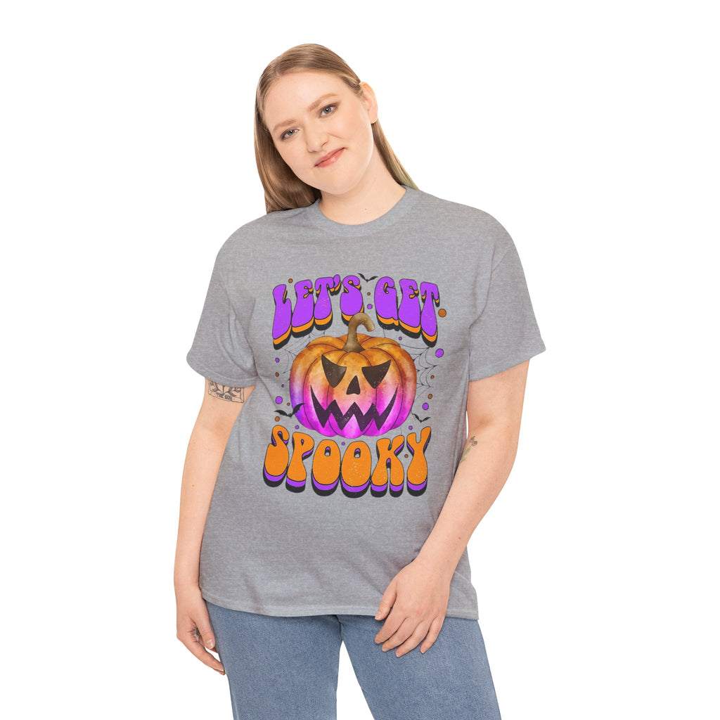 Halloween Spooky Pumpkin Tee, Unisex Cotton Shirt, Halloween Costume, Fall Festivities, Trick or Treat
